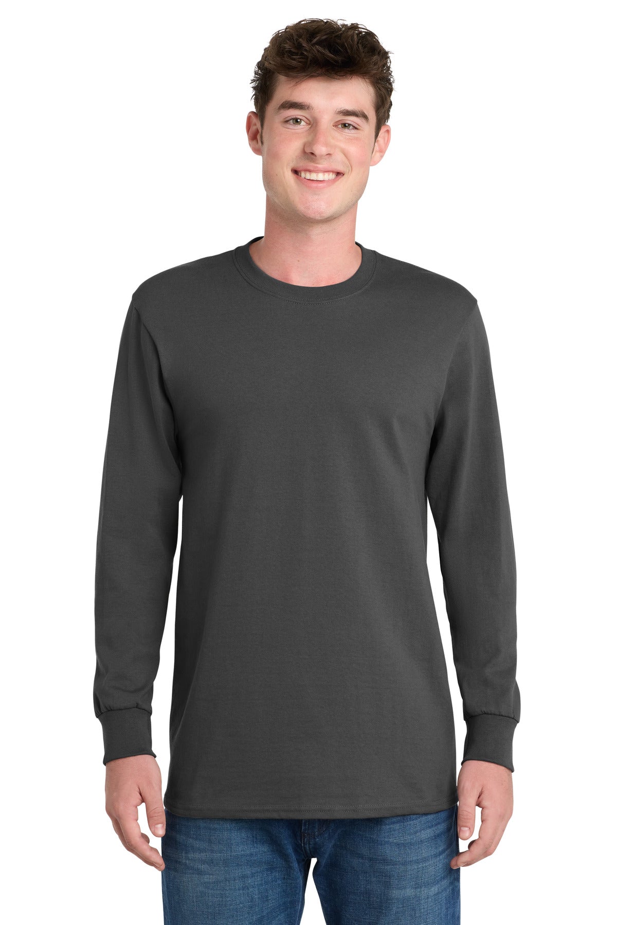 Port & Co® Tall Long Sleeve Essential Tee. PC61LST