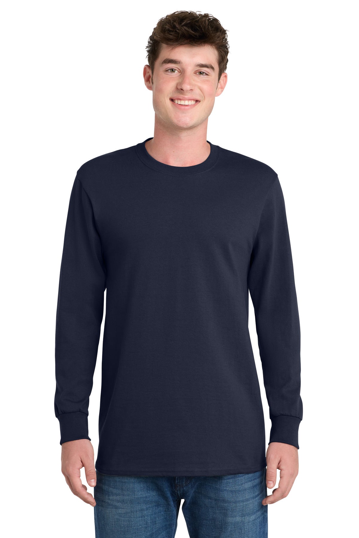 Port & Co® Tall Long Sleeve Essential Tee. PC61LST