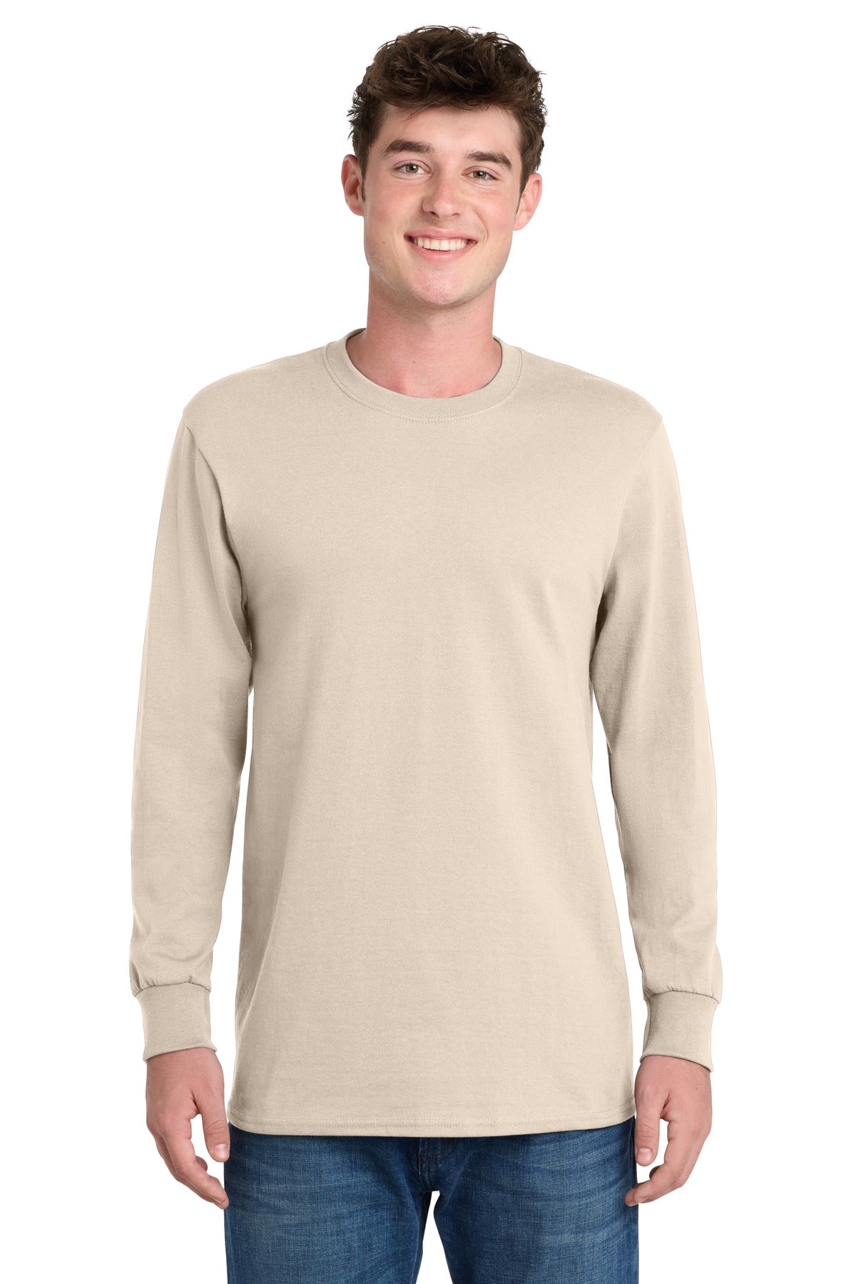 Port & Co® Tall Long Sleeve Essential Tee. PC61LST