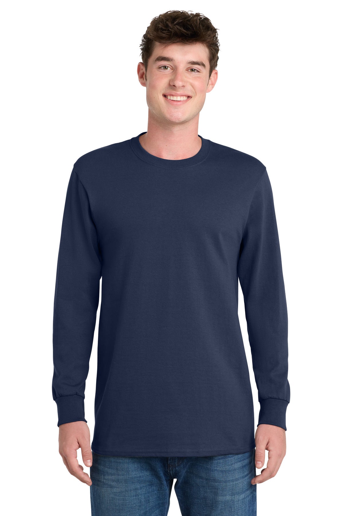 Port & Co® Tall Long Sleeve Essential Tee. PC61LST