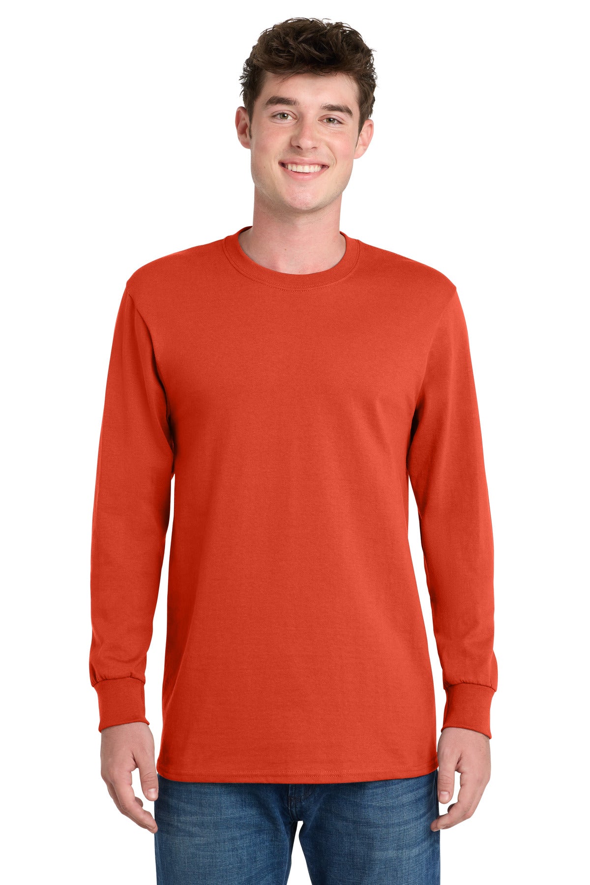 Port & Co® Tall Long Sleeve Essential Tee. PC61LST