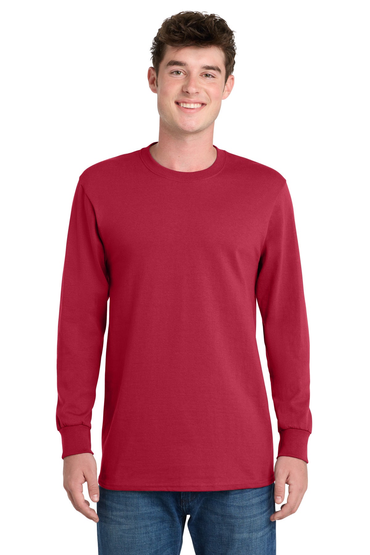 Port & Co® Tall Long Sleeve Essential Tee. PC61LST