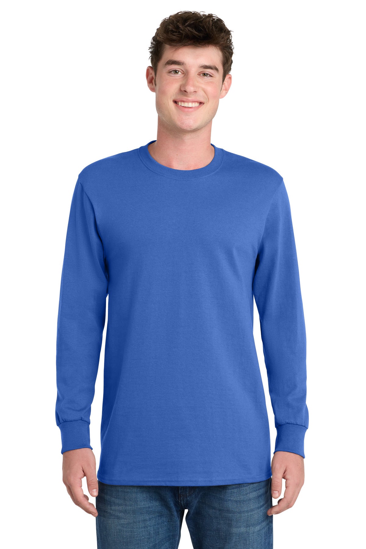 Port & Co® Tall Long Sleeve Essential Tee. PC61LST