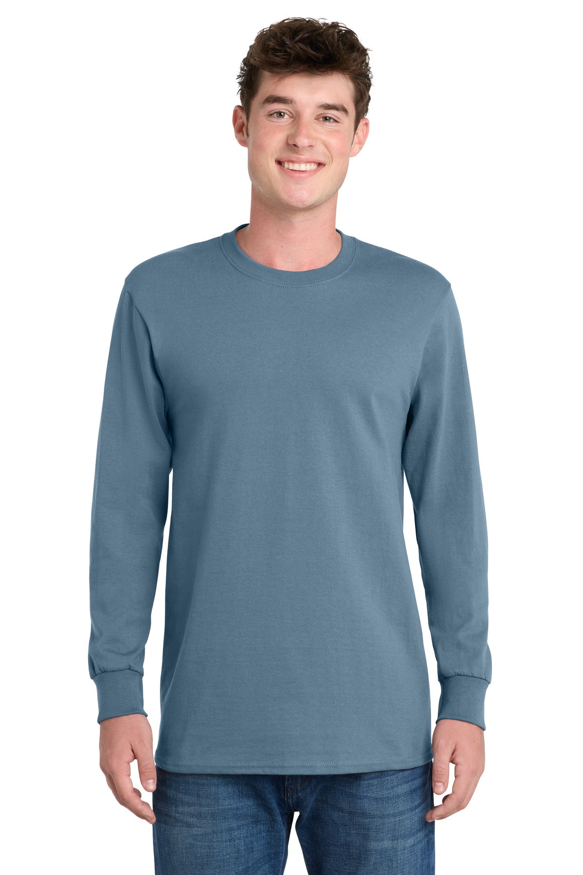Port & Co® Tall Long Sleeve Essential Tee. PC61LST