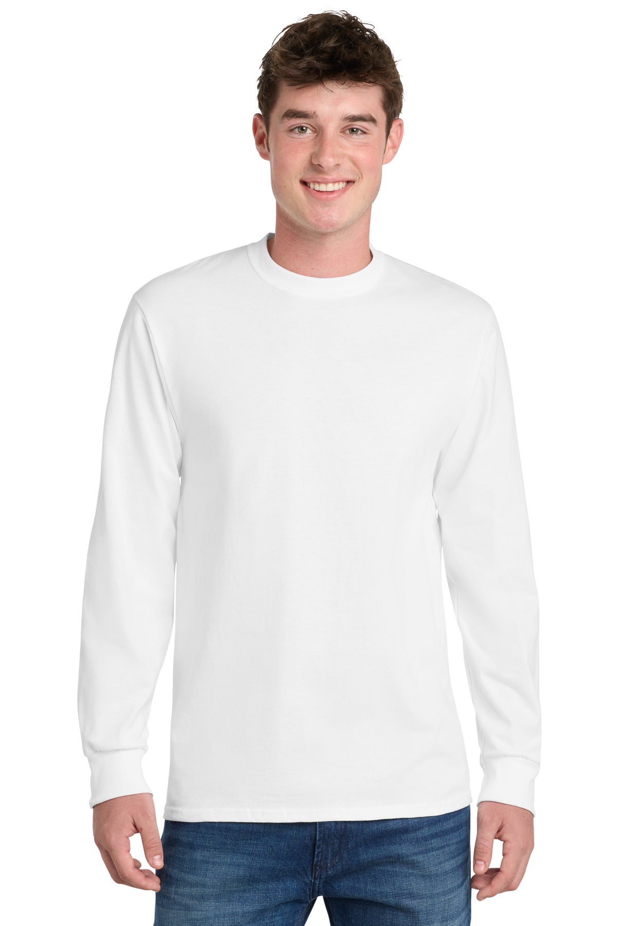 Port & Co® Tall Long Sleeve Essential Tee. PC61LST