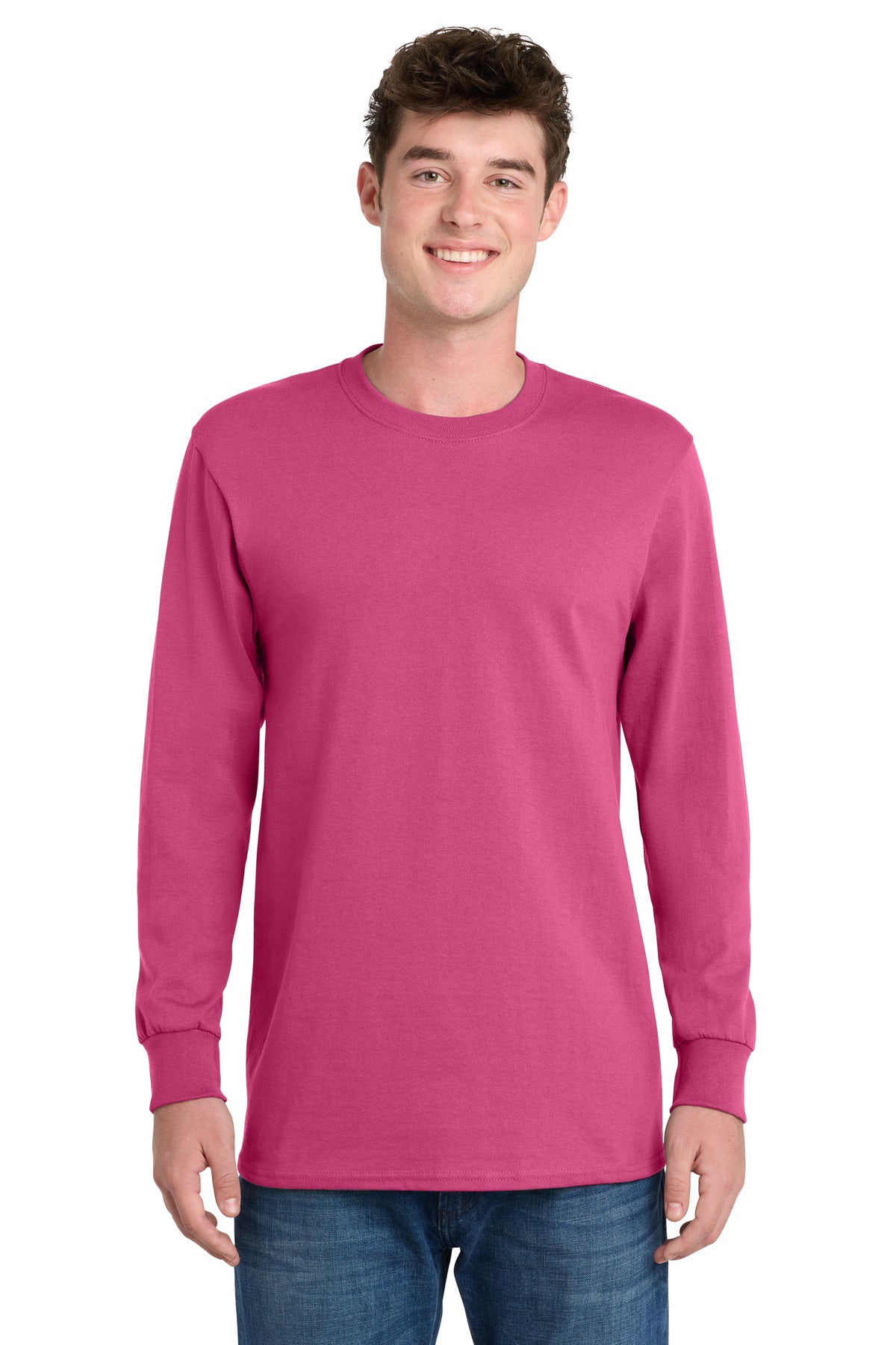 Port & Co® Long Sleeve Essential Tee. PC61LS