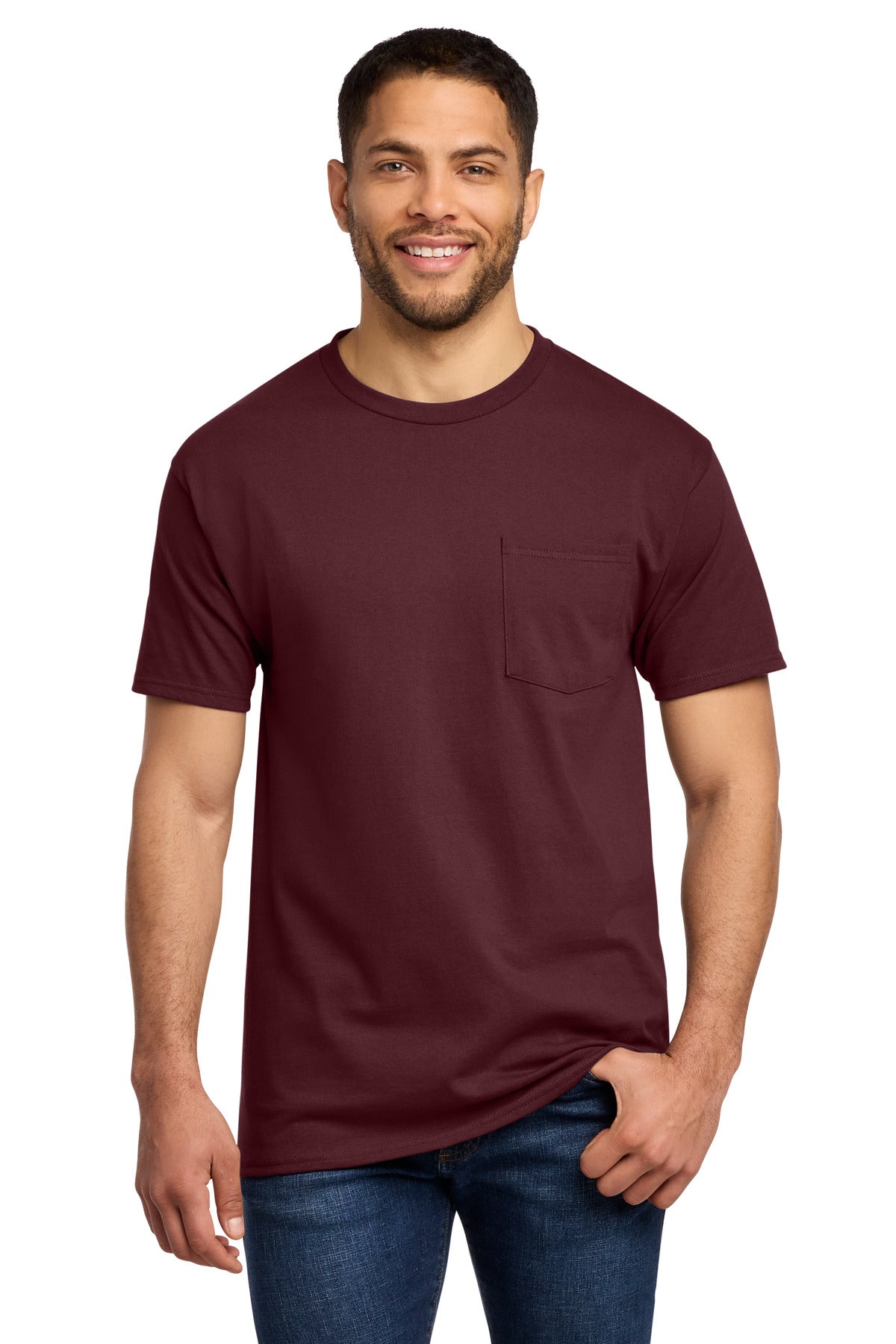 Port & Co® Tall Essential Pocket Tee. PC61PT