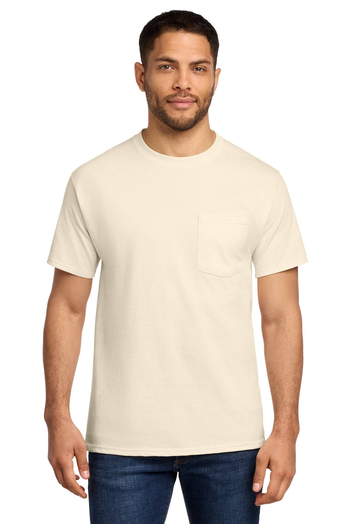 Port & Co® Tall Essential Pocket Tee. PC61PT