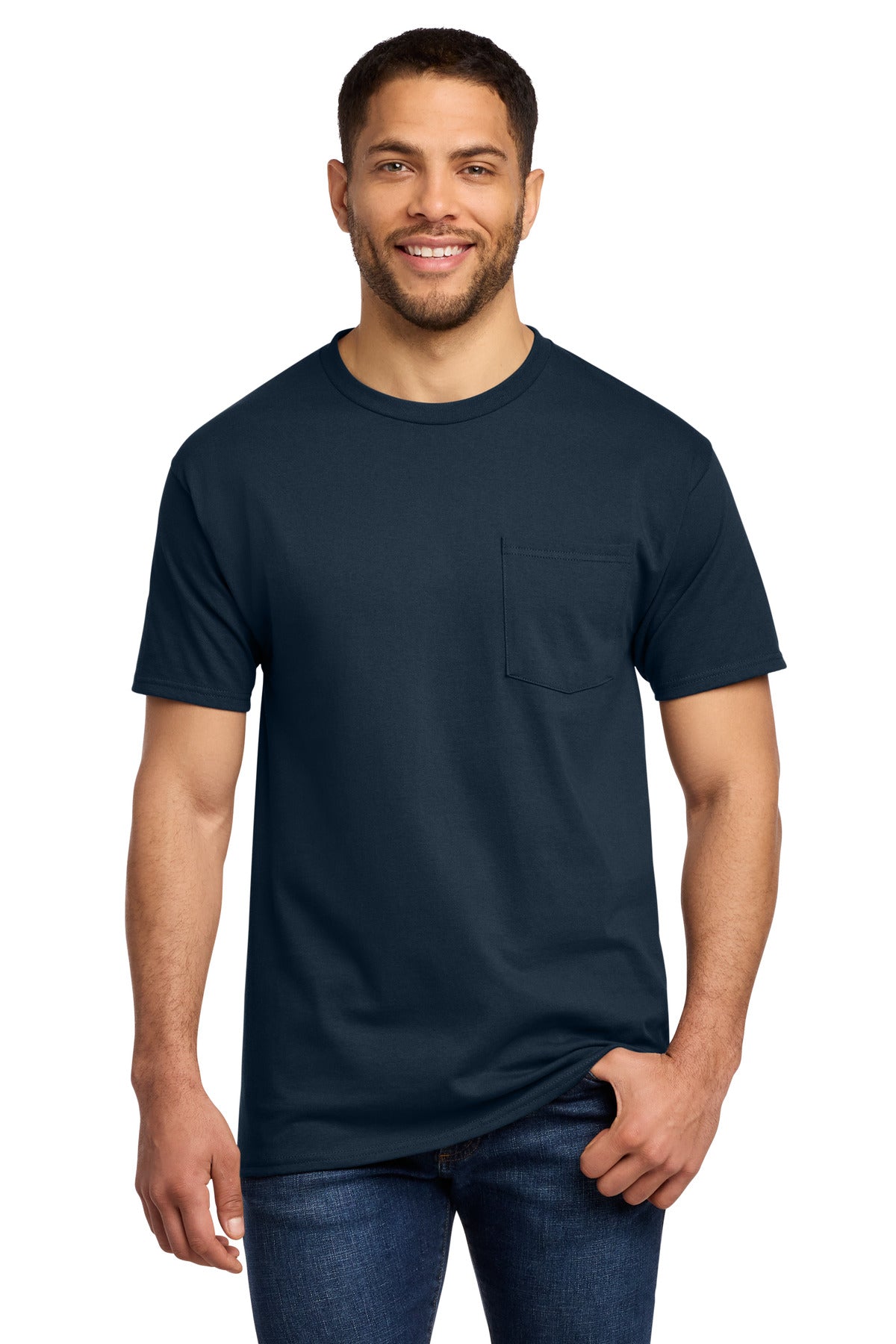 Port & Co® Essential Pocket Tee. PC61P