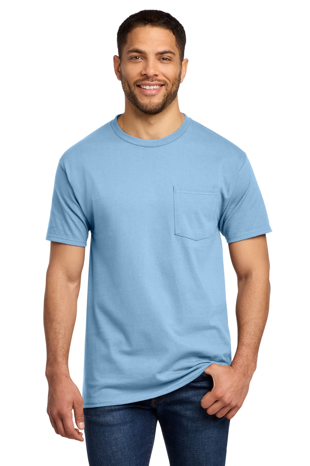Port & Co® Essential Pocket Tee. PC61P
