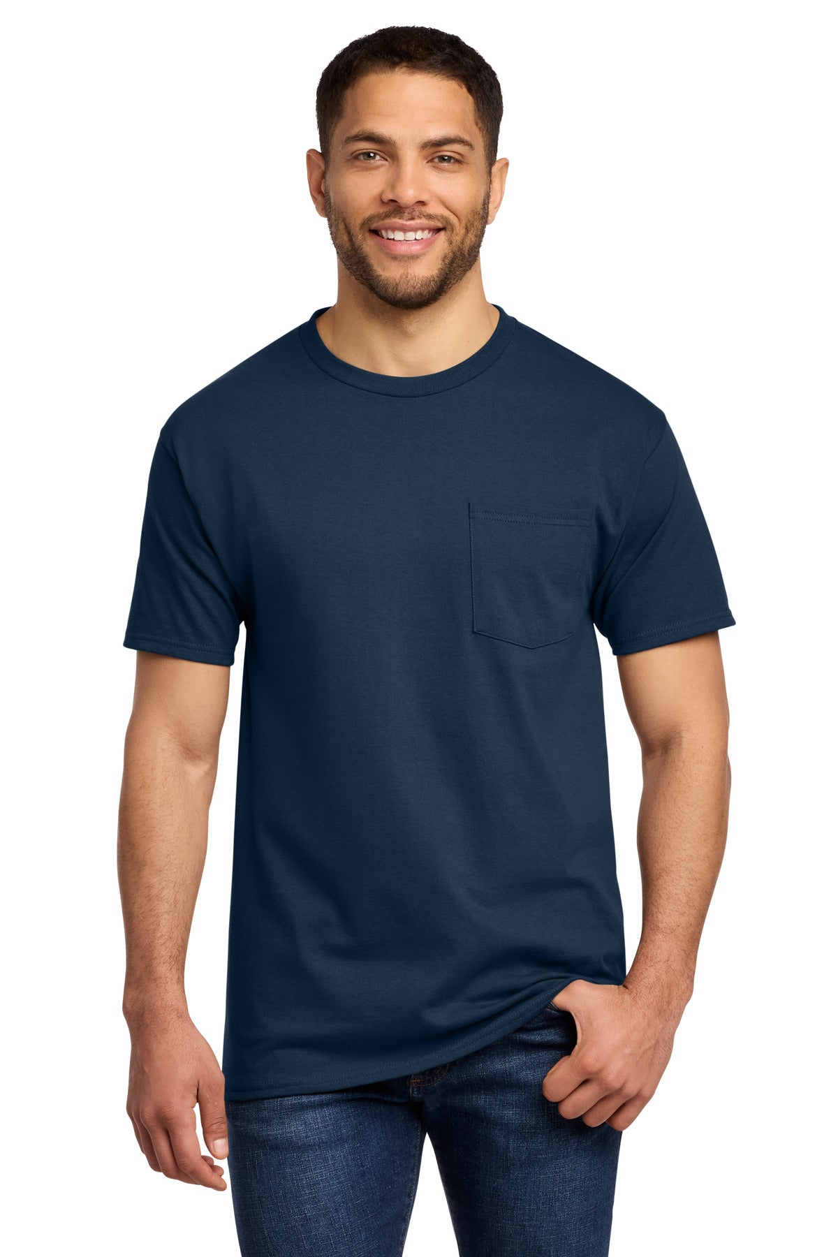 Port & Co® Essential Pocket Tee. PC61P