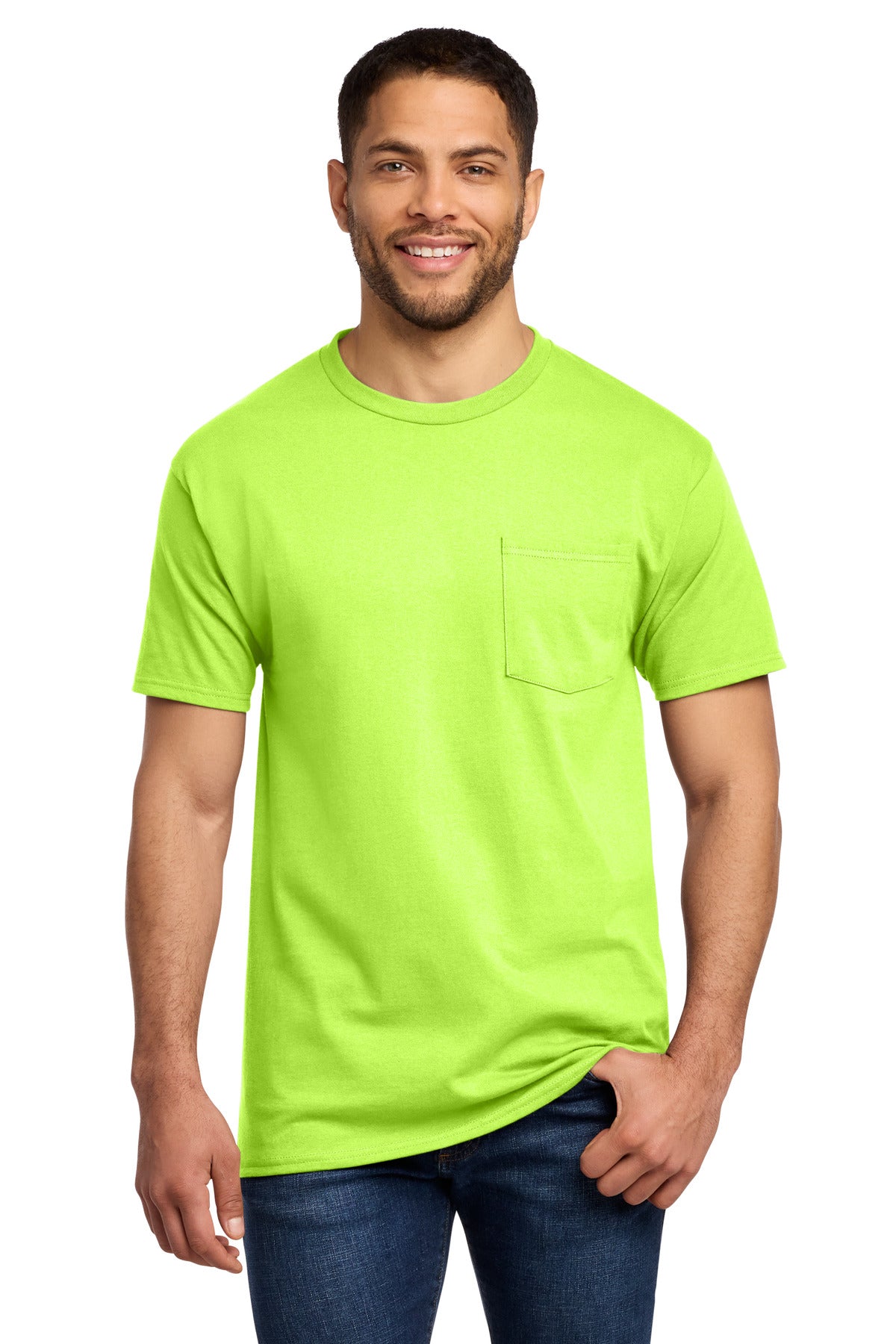 Port & Co® Essential Pocket Tee. PC61P