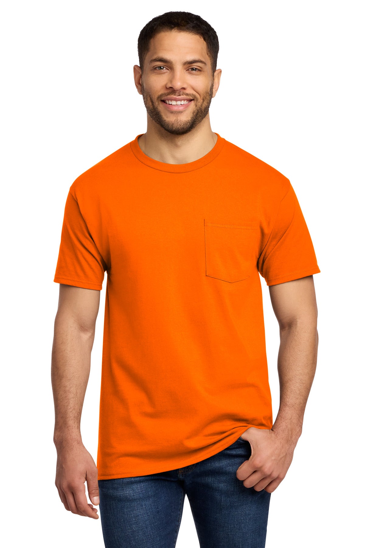 Port & Co® Essential Pocket Tee. PC61P