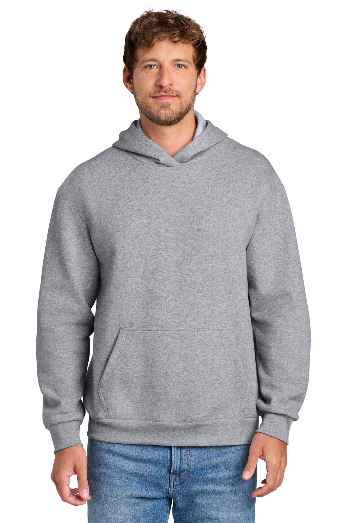 Port & Co® Easy Fleece Pullover Hooded Sweatshirt PC68H