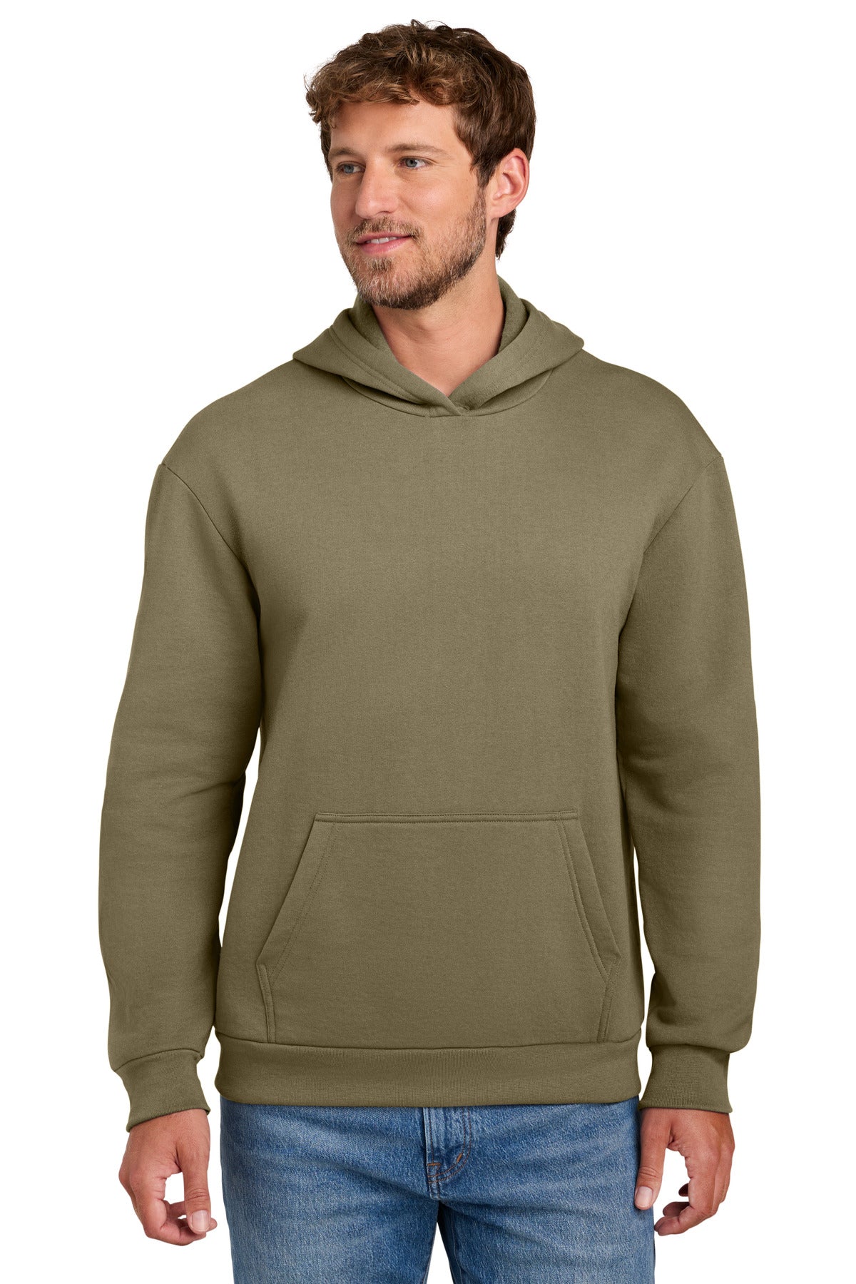 Port & Co® Easy Fleece Pullover Hooded Sweatshirt PC68H