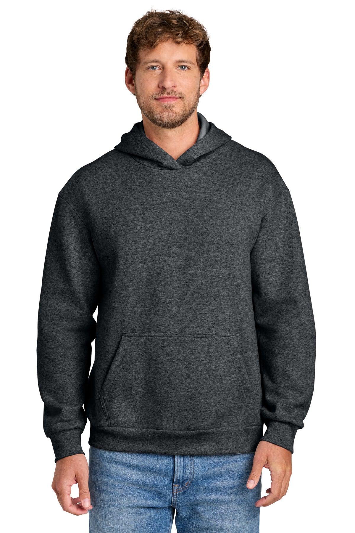 Port & Co® Easy Fleece Pullover Hooded Sweatshirt PC68H