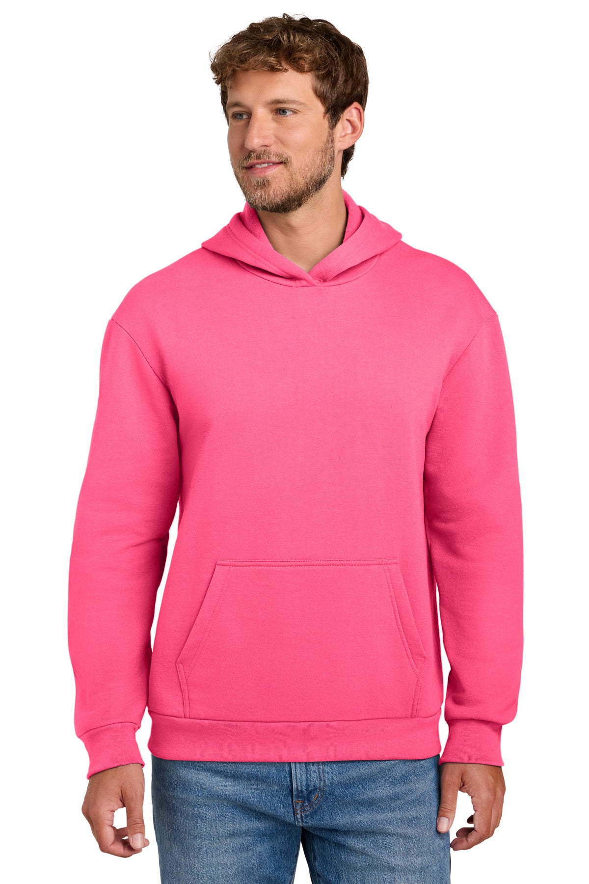 Port & Co® Easy Fleece Pullover Hooded Sweatshirt PC68H