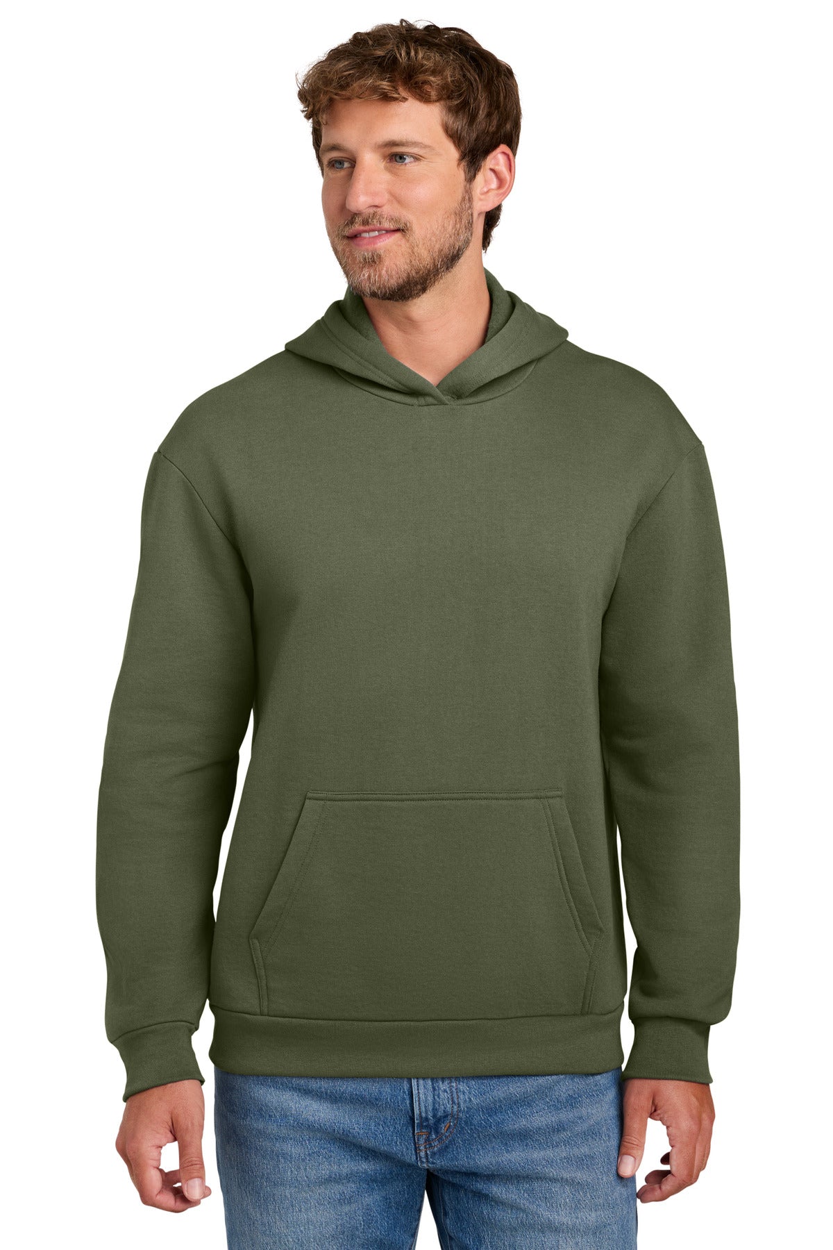 Port & Co® Easy Fleece Pullover Hooded Sweatshirt PC68H