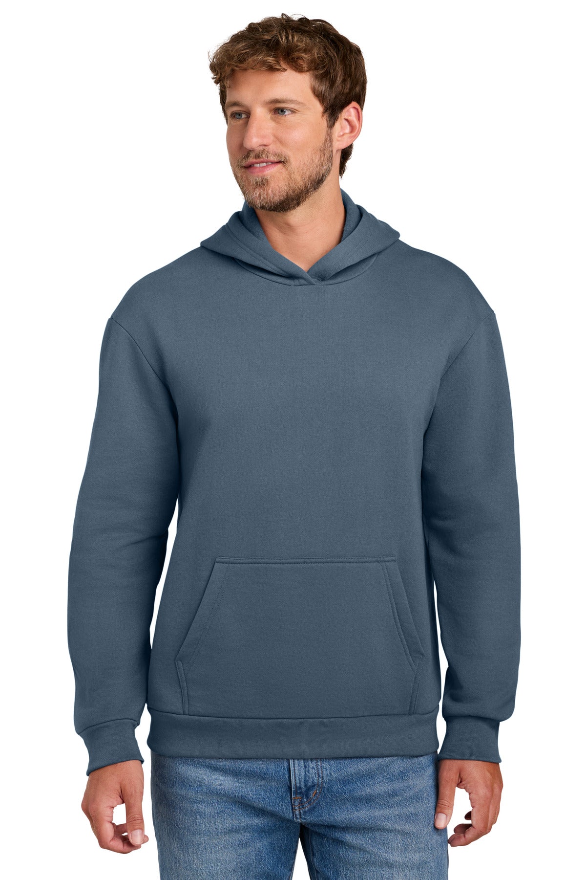 Port & Co® Easy Fleece Pullover Hooded Sweatshirt PC68H