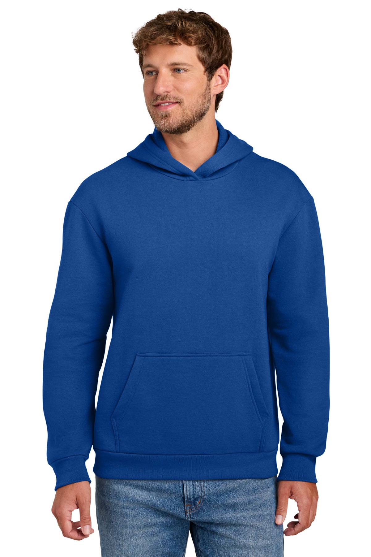 Port & Co® Easy Fleece Pullover Hooded Sweatshirt PC68H