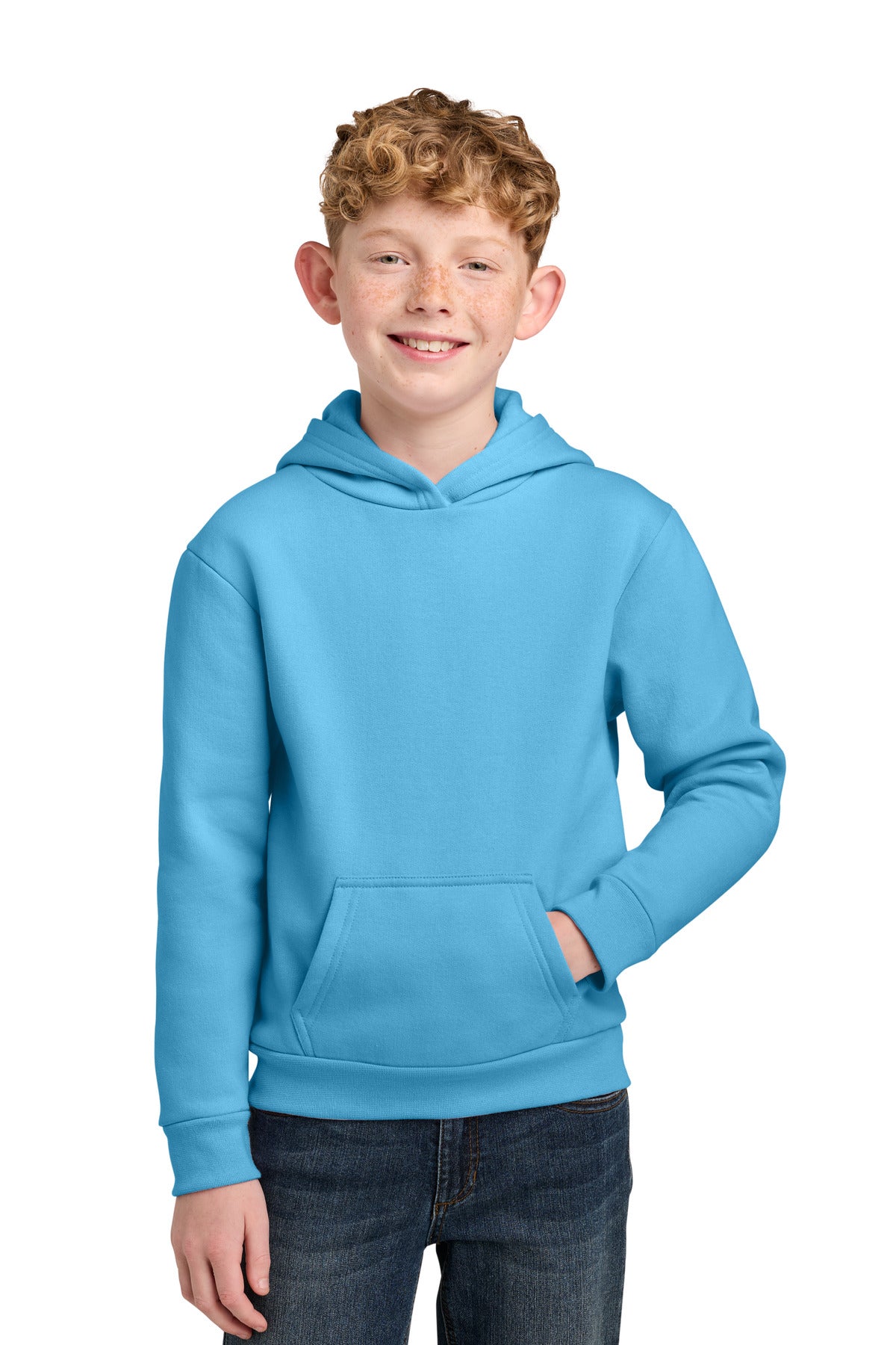 Port & Co® Youth Easy Fleece Pullover Hooded Sweatshirt PC68YH