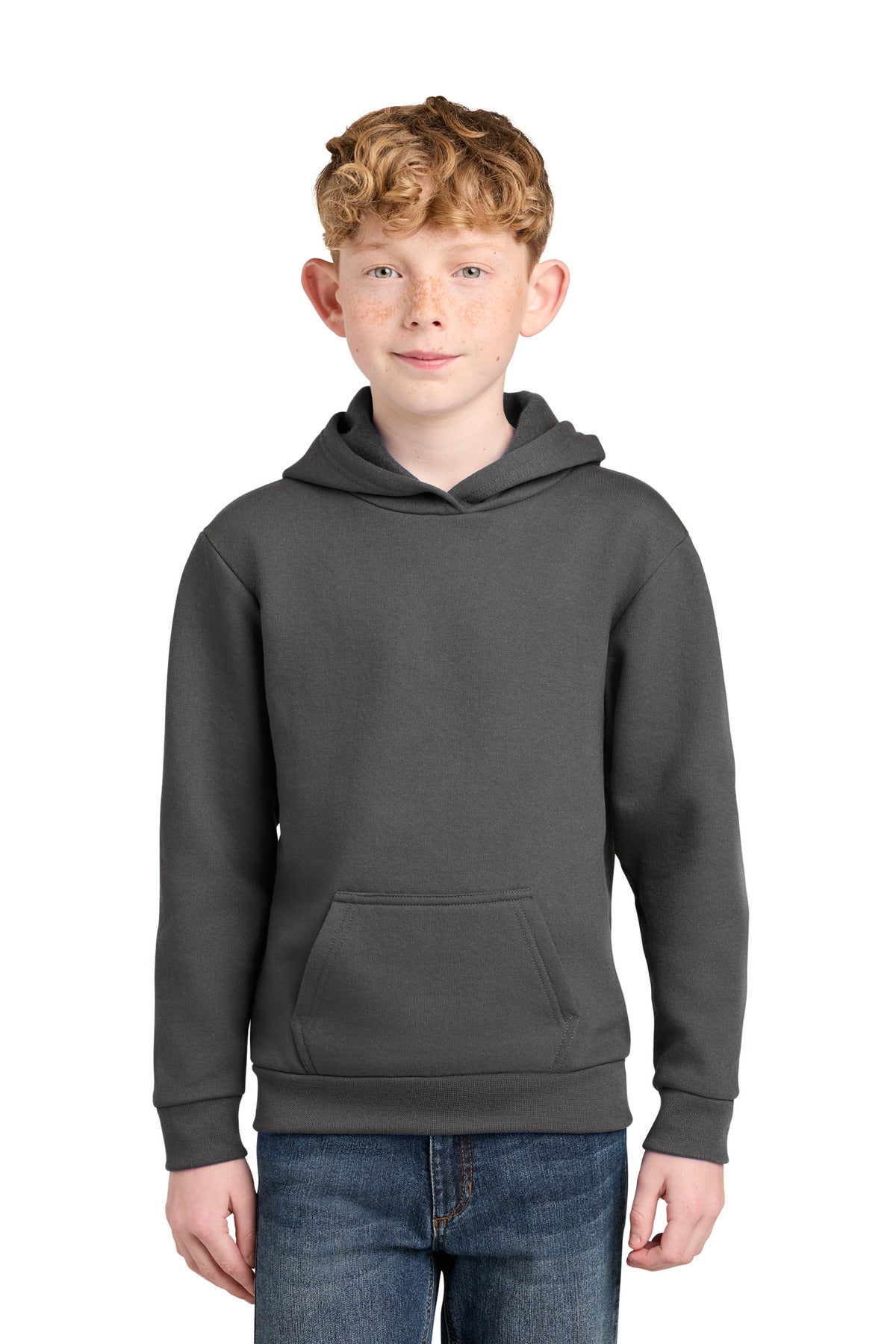Port & Co® Youth Easy Fleece Pullover Hooded Sweatshirt PC68YH