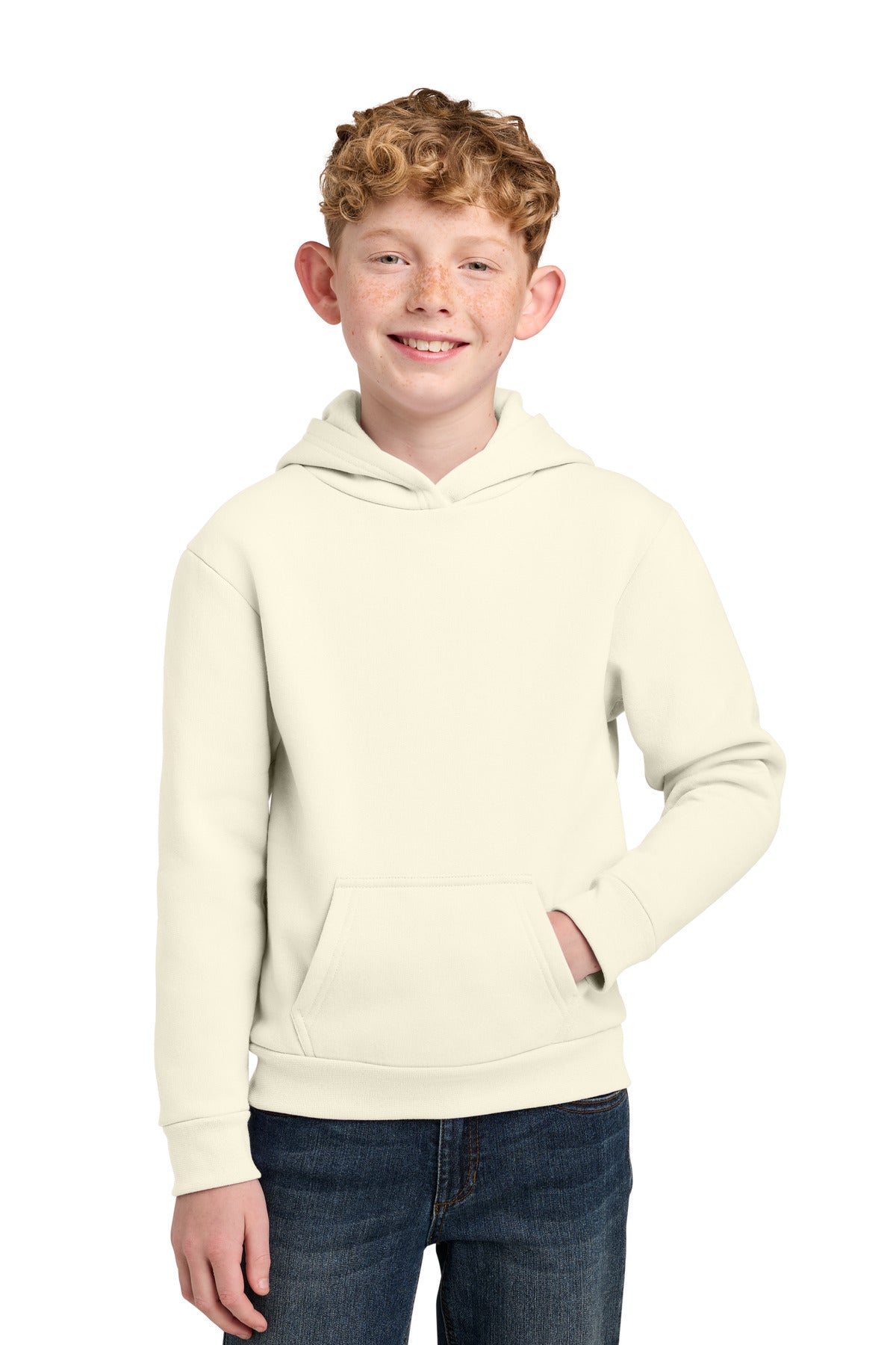 Port & Co® Youth Easy Fleece Pullover Hooded Sweatshirt PC68YH