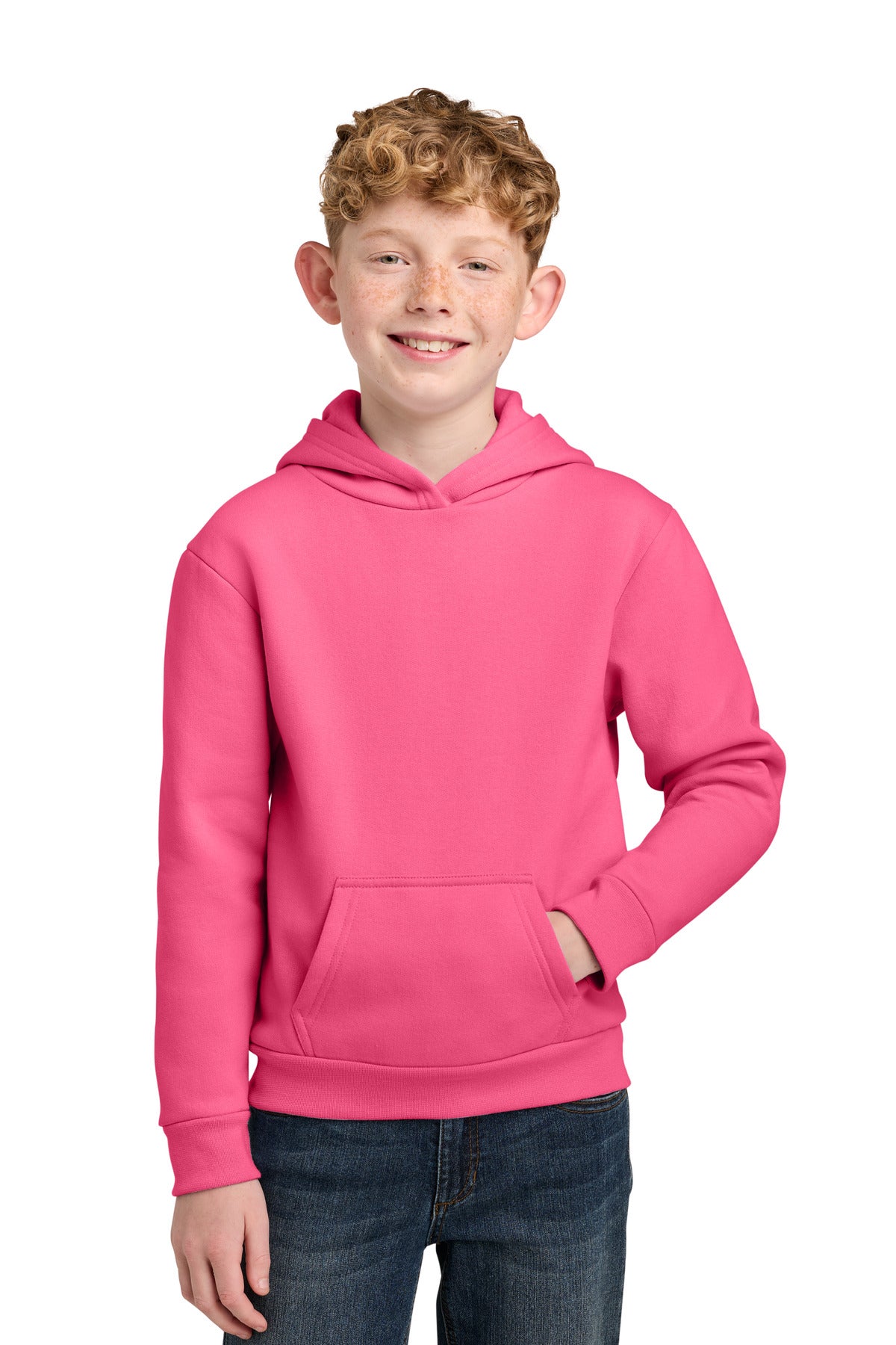 Port & Co® Youth Easy Fleece Pullover Hooded Sweatshirt PC68YH