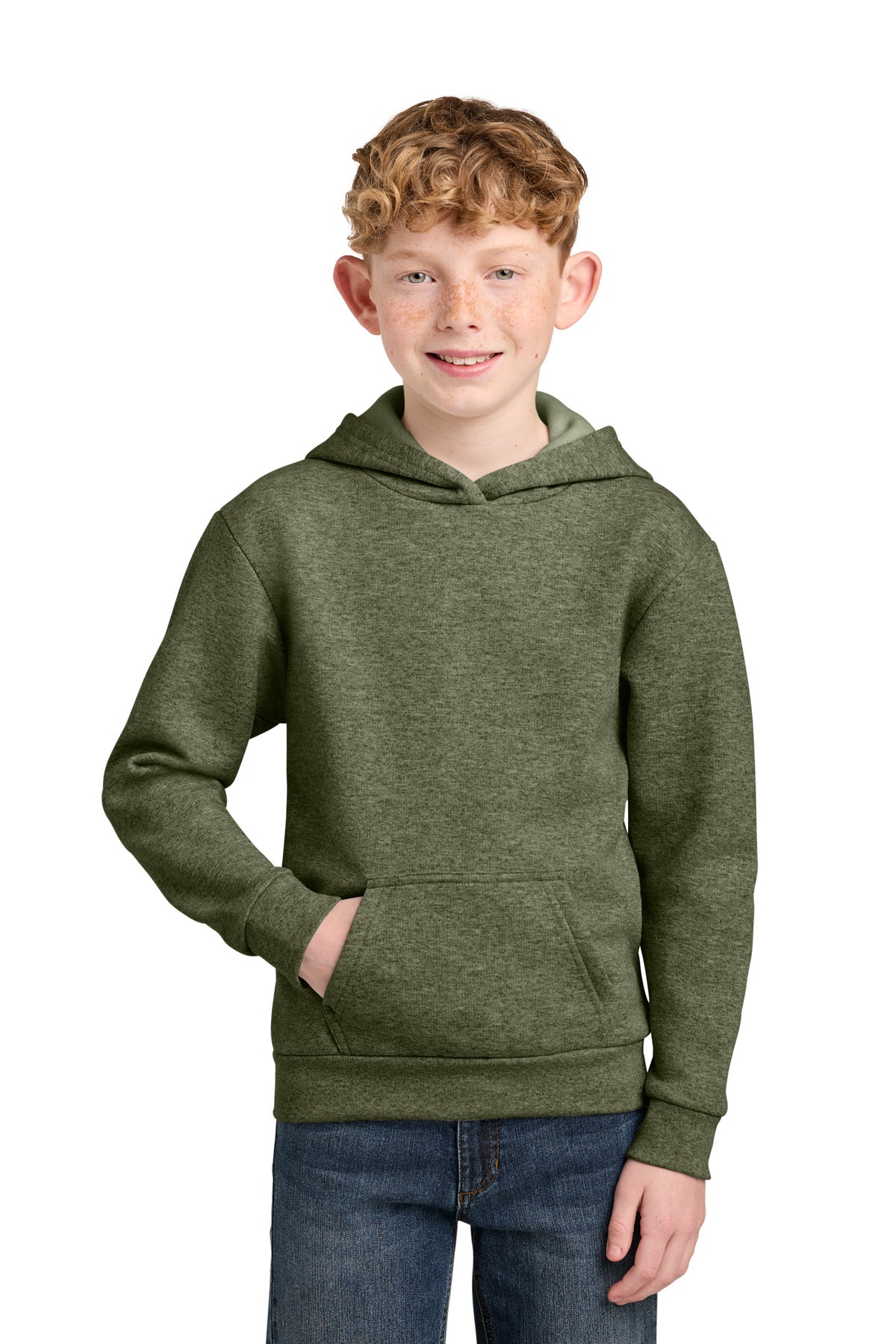 Port & Co® Youth Easy Fleece Pullover Hooded Sweatshirt PC68YH