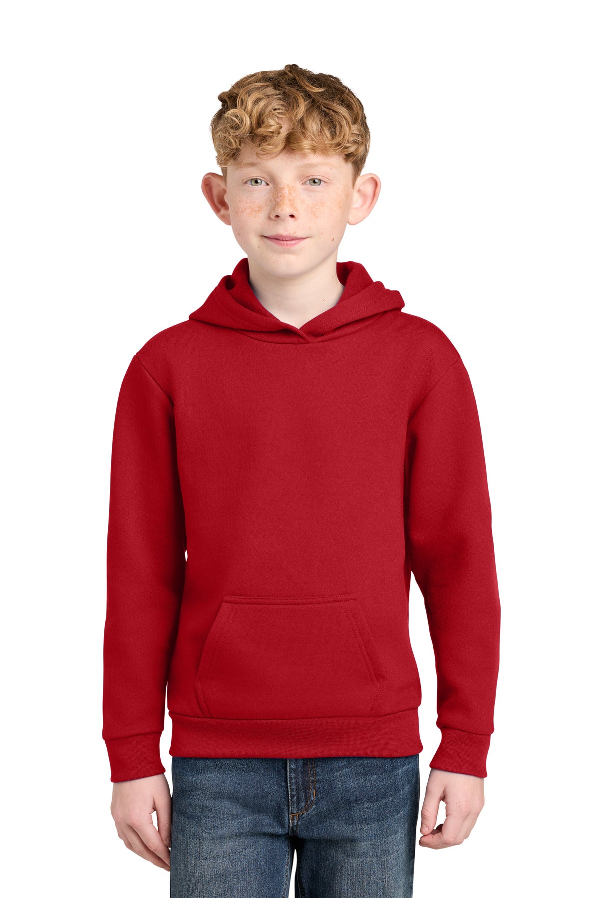 Port & Co® Youth Easy Fleece Pullover Hooded Sweatshirt PC68YH