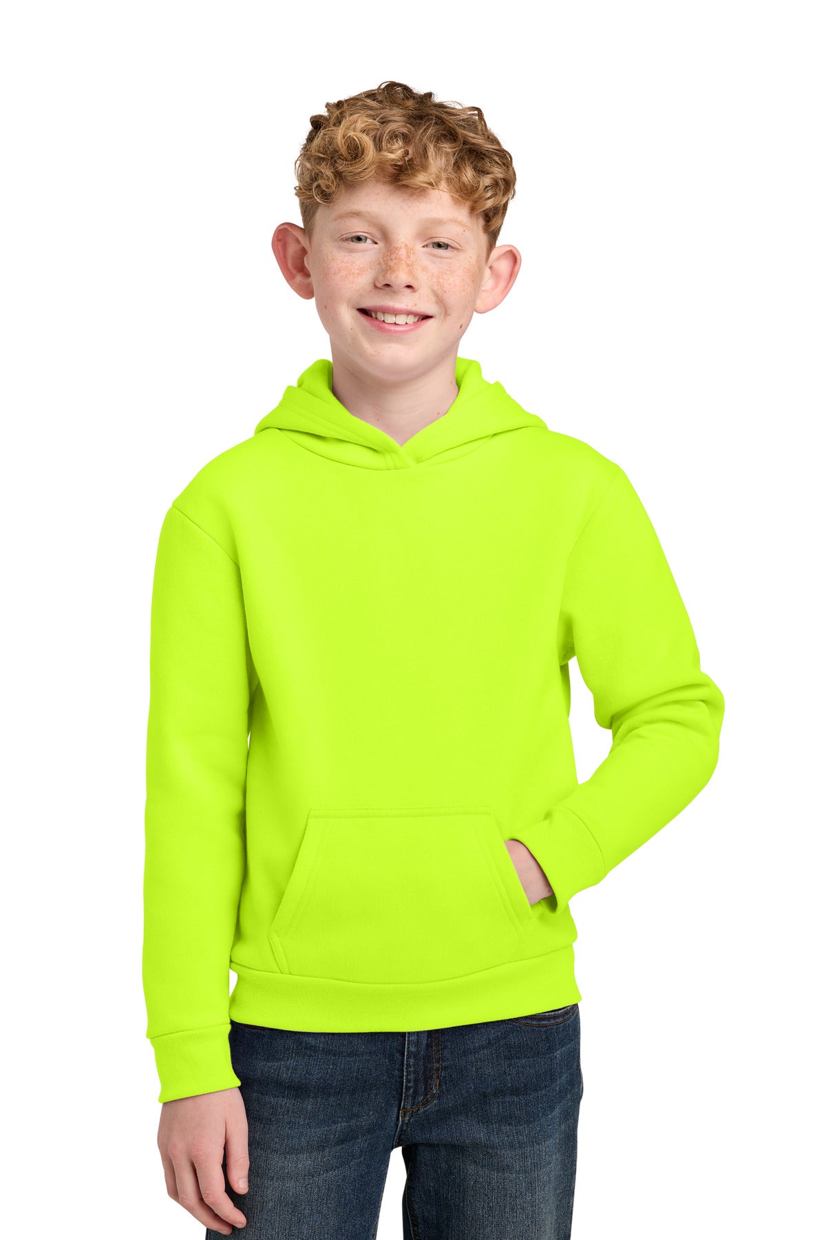 Port & Co® Youth Easy Fleece Pullover Hooded Sweatshirt PC68YH