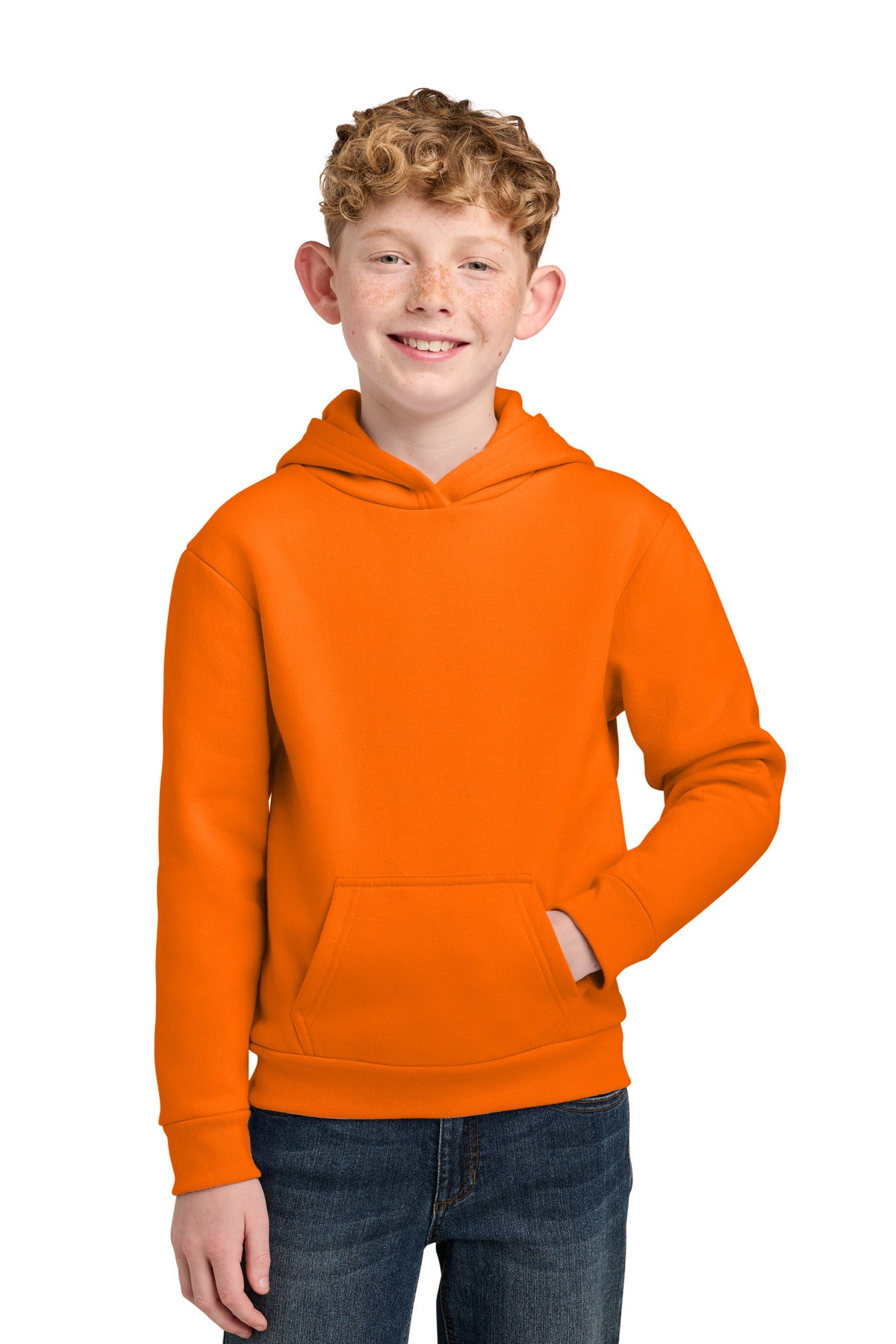 Port & Co® Youth Easy Fleece Pullover Hooded Sweatshirt PC68YH
