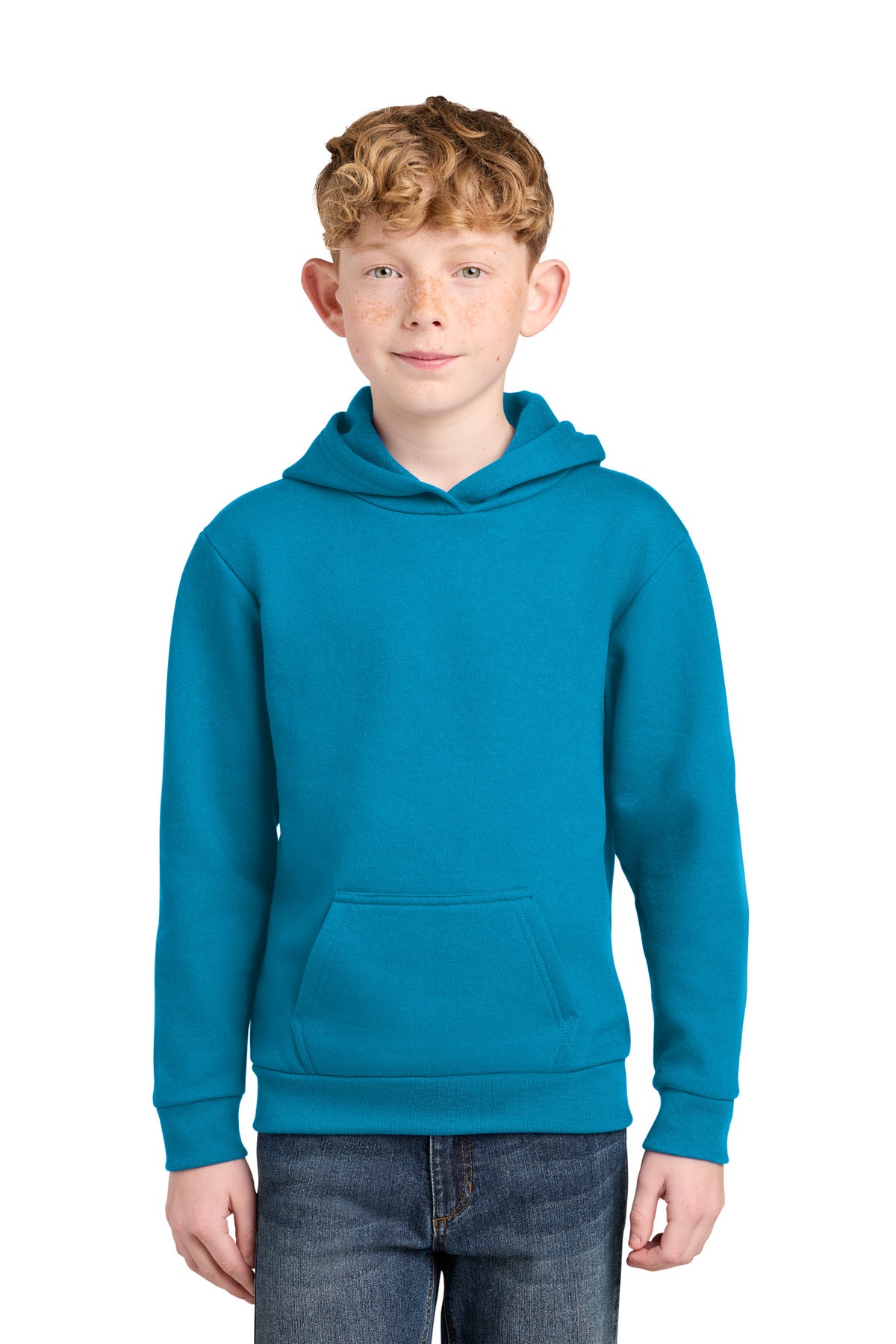 Port & Co® Youth Easy Fleece Pullover Hooded Sweatshirt PC68YH