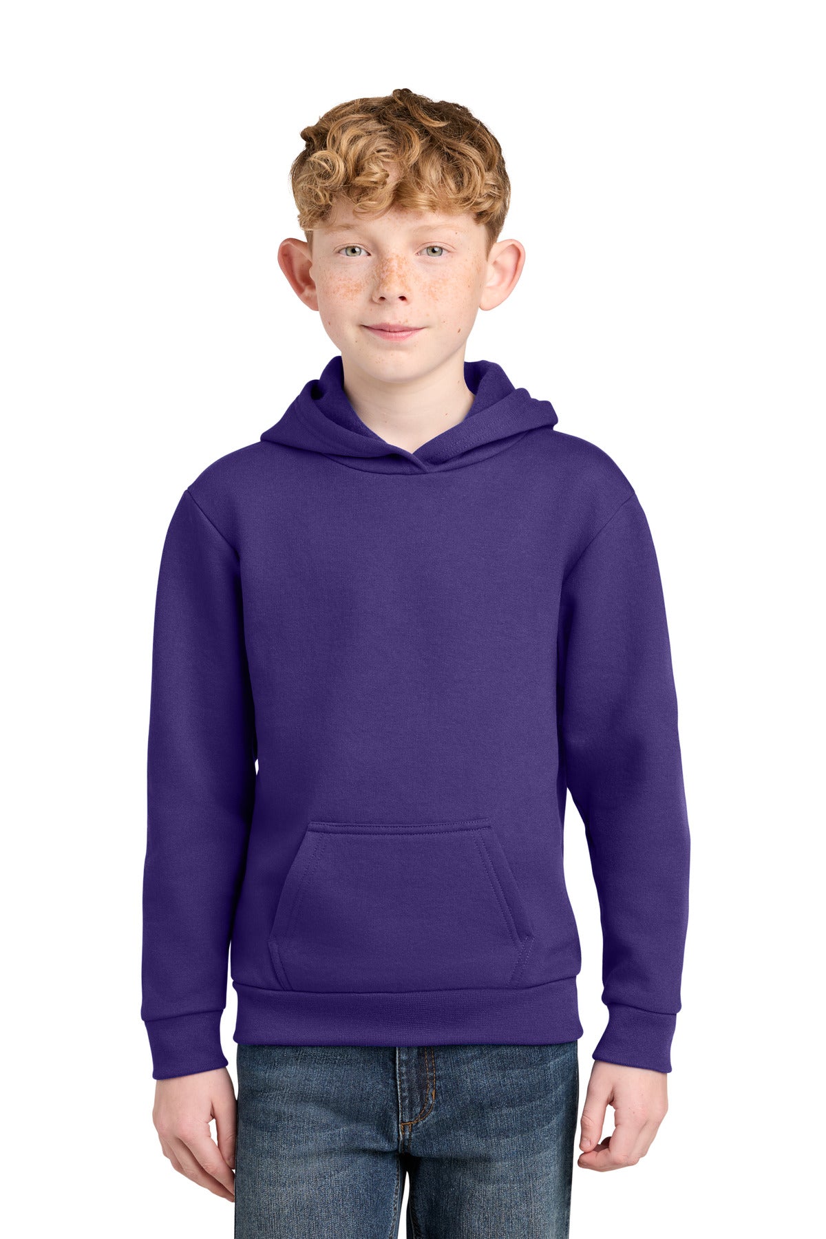 Port & Co® Youth Easy Fleece Pullover Hooded Sweatshirt PC68YH