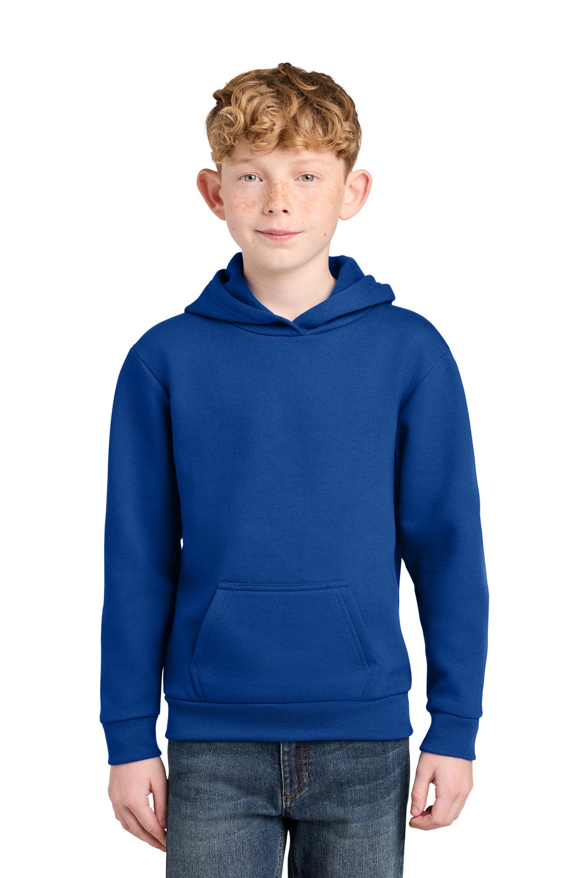 Port & Co® Youth Easy Fleece Pullover Hooded Sweatshirt PC68YH