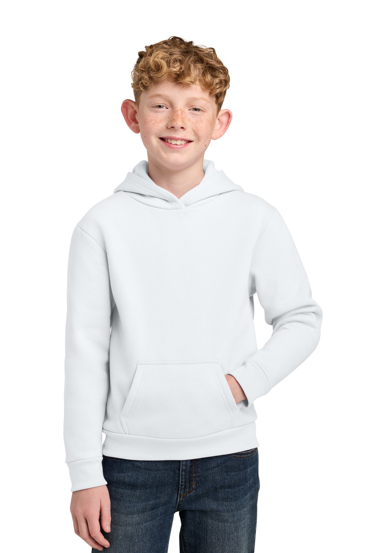 Port & Co® Youth Easy Fleece Pullover Hooded Sweatshirt PC68YH