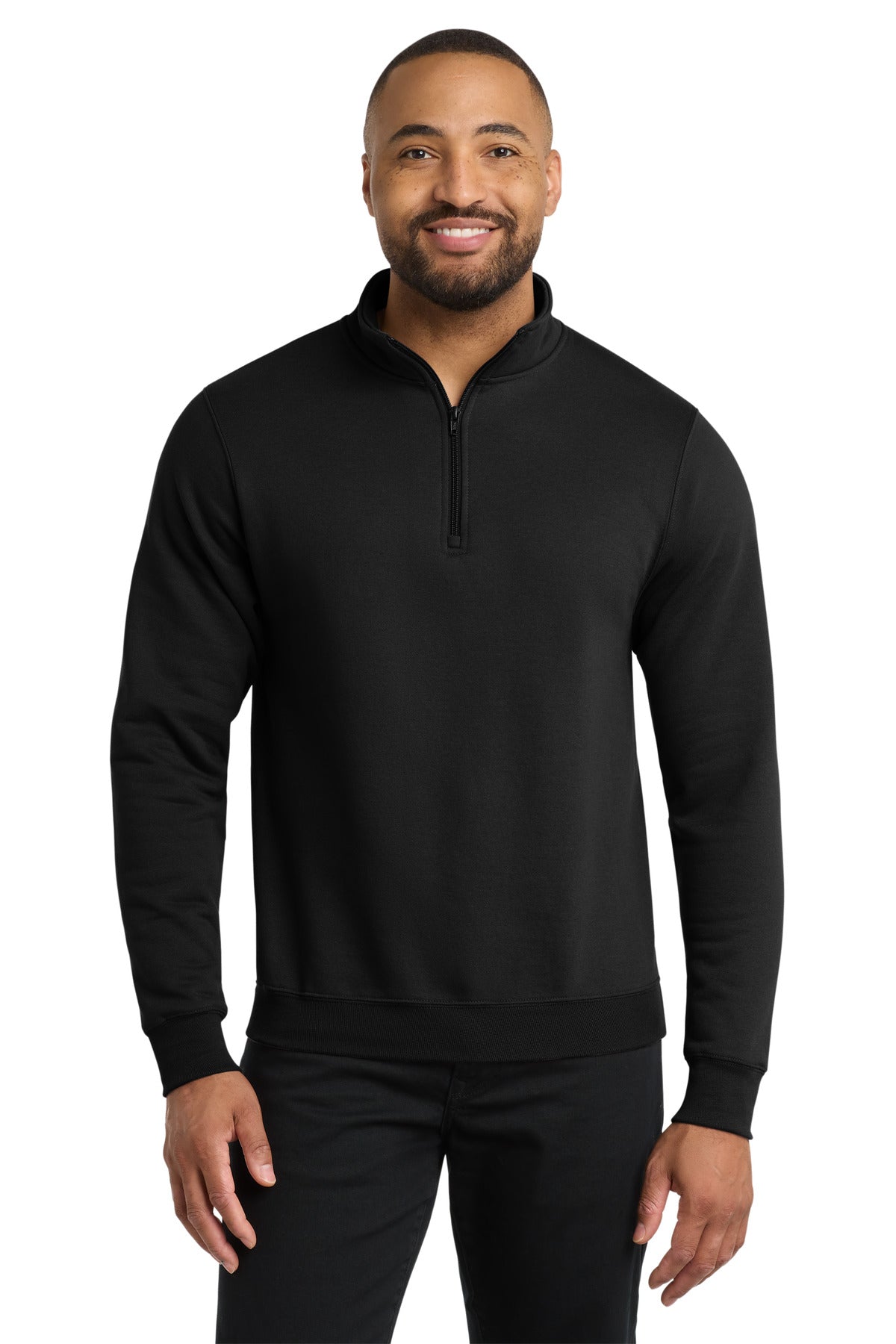 Port & Co® Core Fleece 1/4-Zip Pullover Sweatshirt PC78Q
