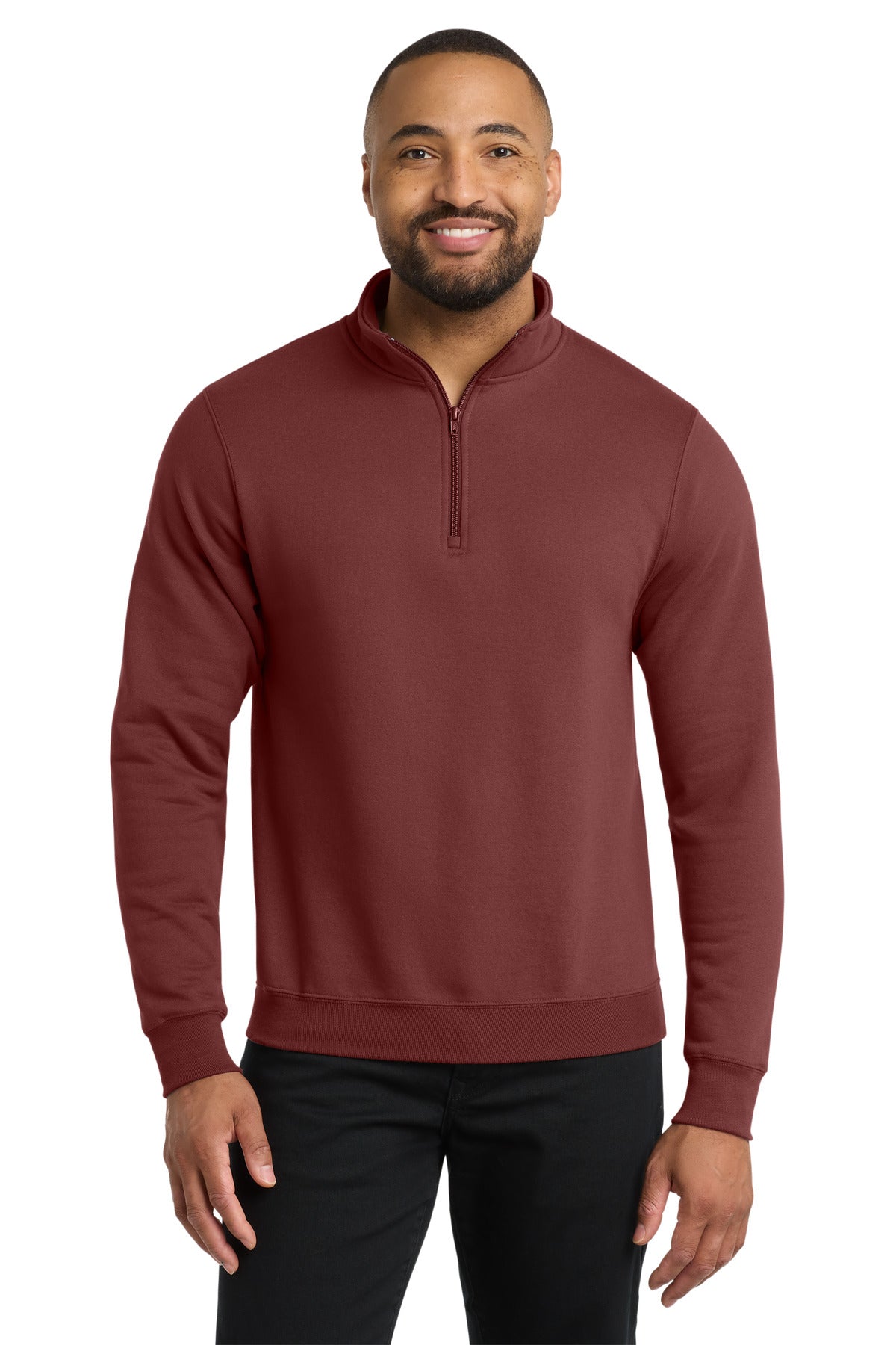 Port & Co® Core Fleece 1/4-Zip Pullover Sweatshirt PC78Q