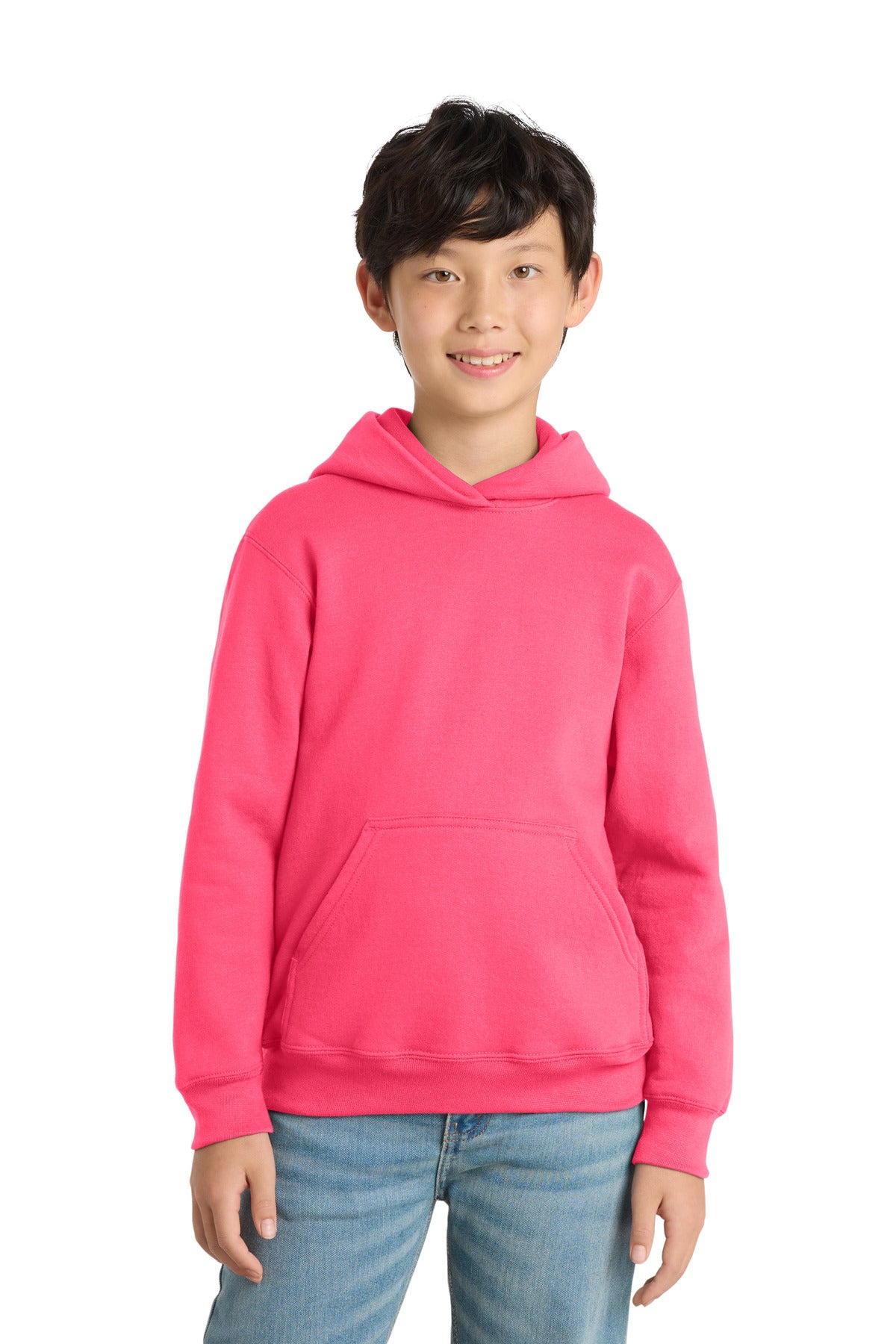 Port & Co® Youth Core Fleece Pullover Hooded Sweatshirt PC78YH