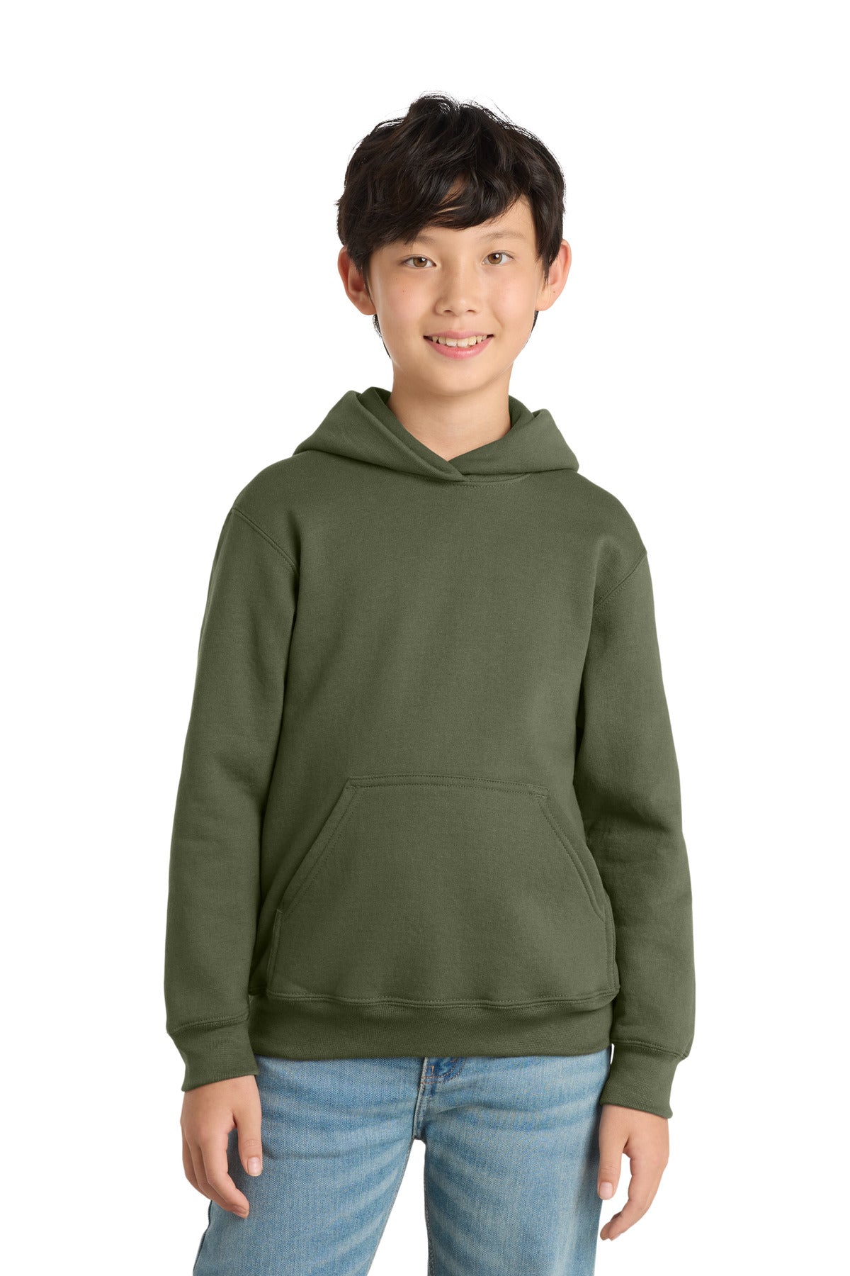 Port & Co® Youth Core Fleece Pullover Hooded Sweatshirt PC78YH