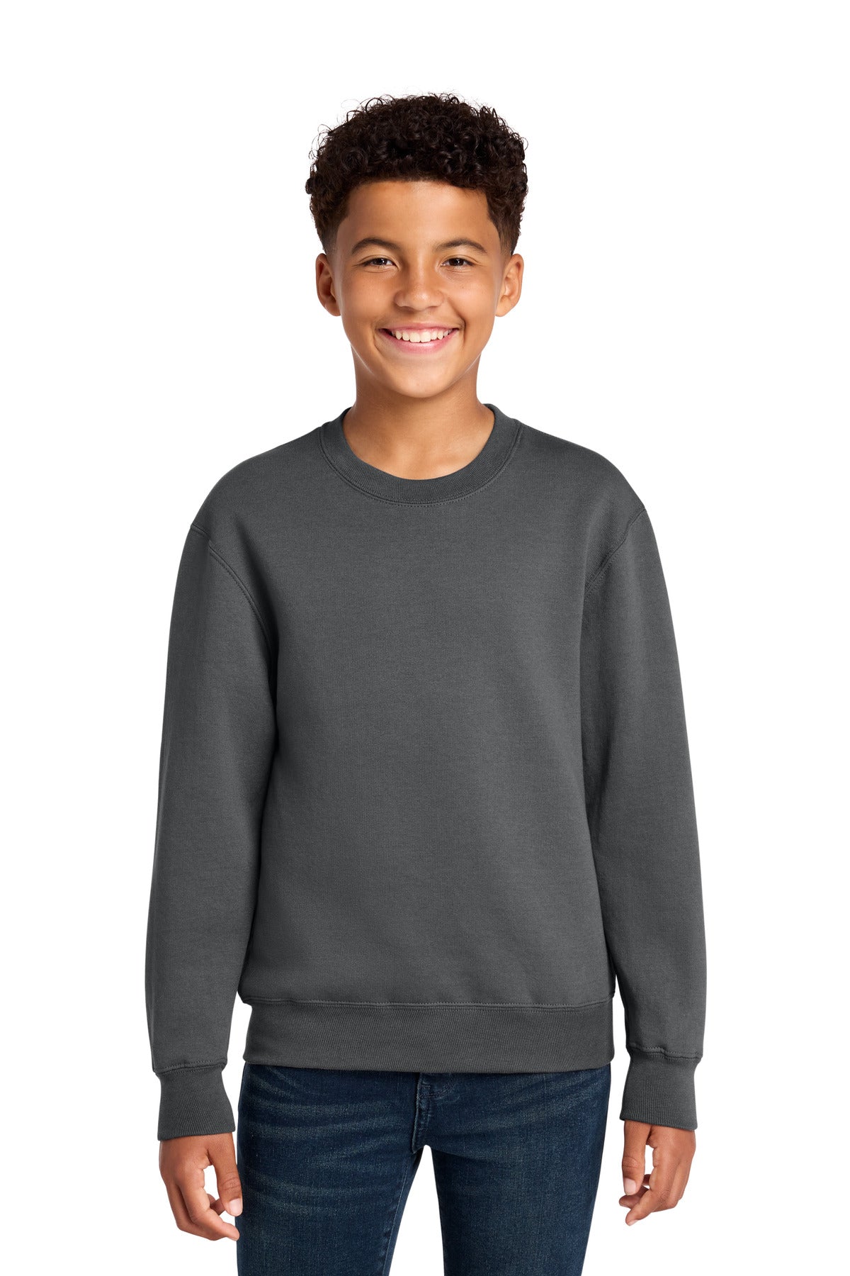 Port & Co® Youth Core Fleece Crewneck Sweatshirt PC78Y