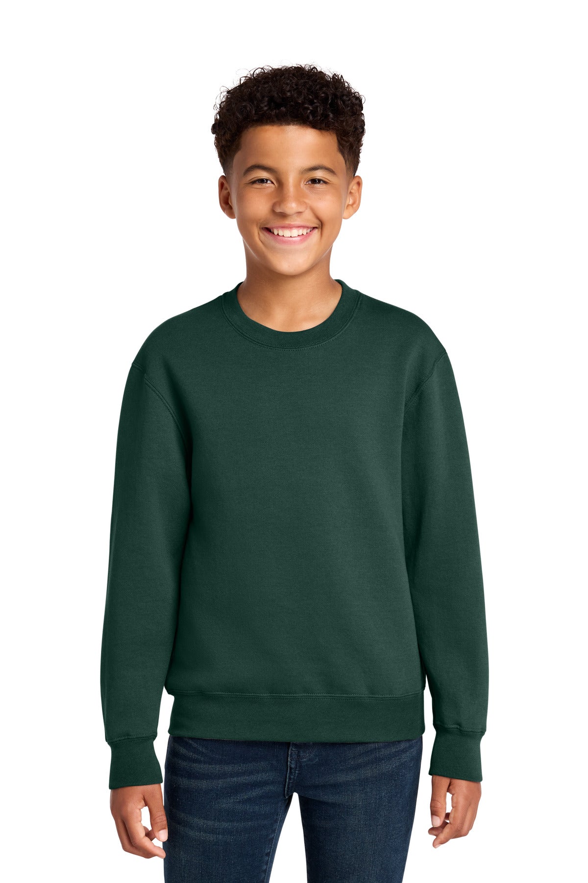Port & Co® Youth Core Fleece Crewneck Sweatshirt PC78Y
