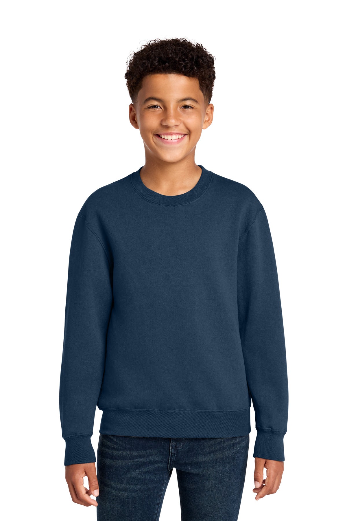 Port & Co® Youth Core Fleece Crewneck Sweatshirt PC78Y