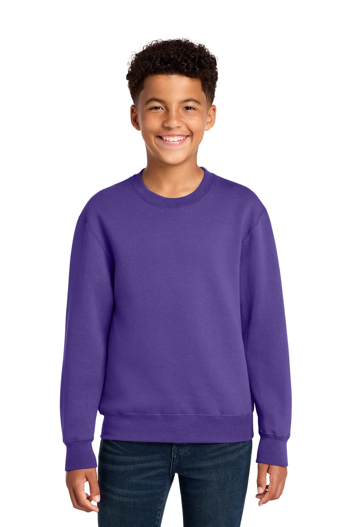 Port & Co® Youth Core Fleece Crewneck Sweatshirt PC78Y