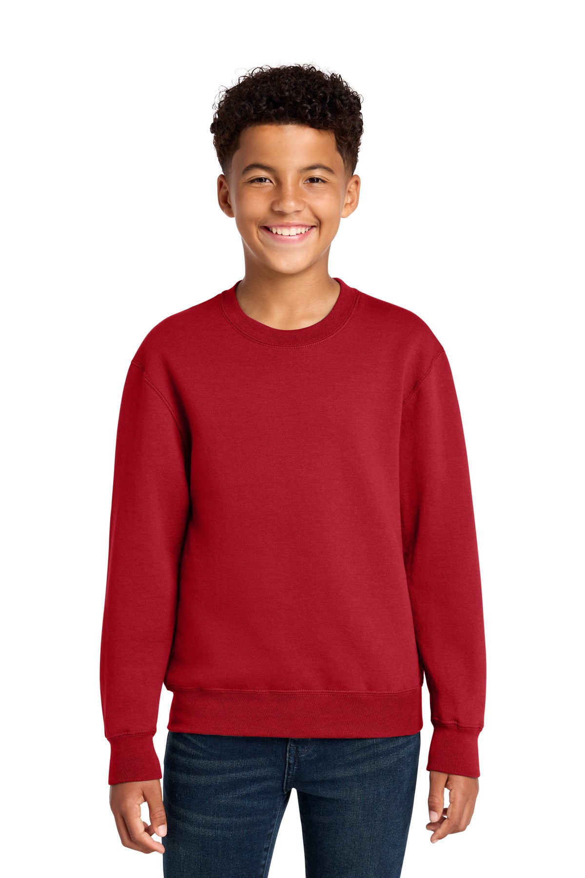 Port & Co® Youth Core Fleece Crewneck Sweatshirt PC78Y