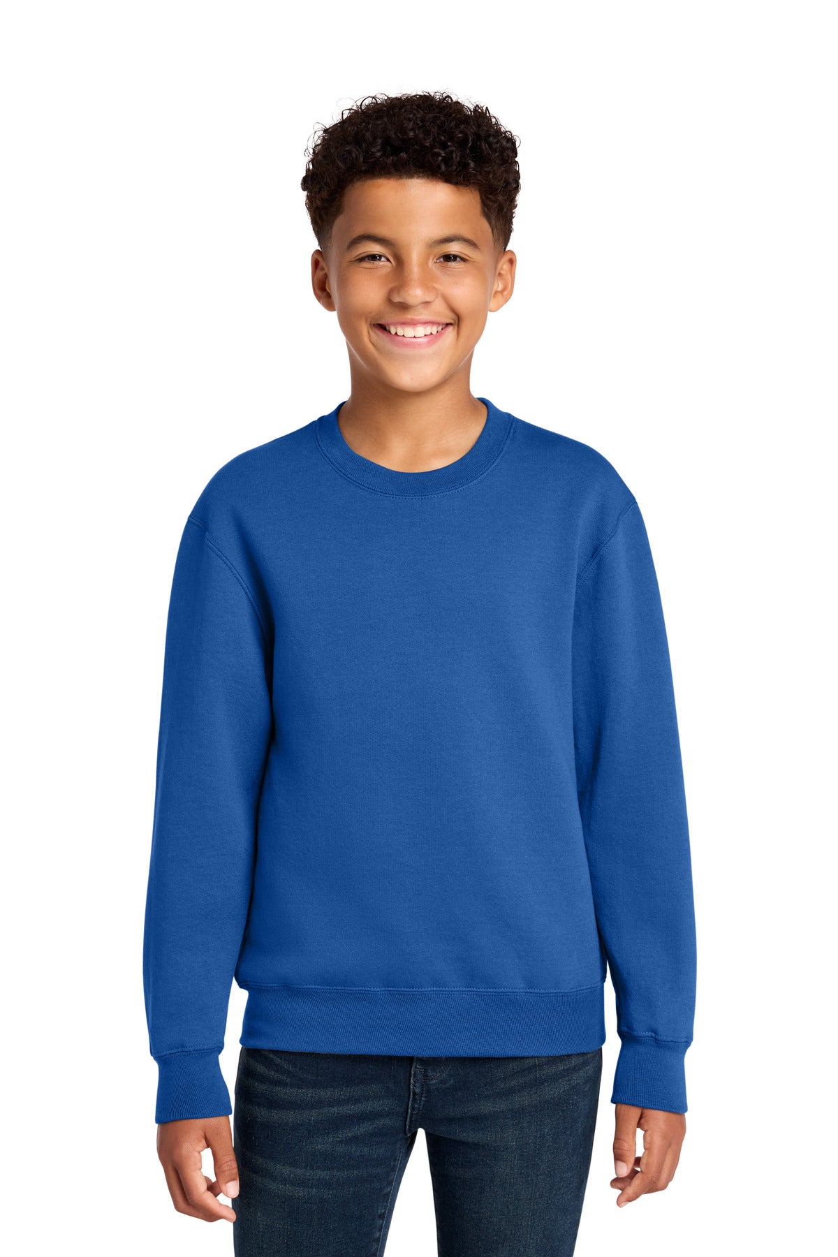 Port & Co® Youth Core Fleece Crewneck Sweatshirt PC78Y
