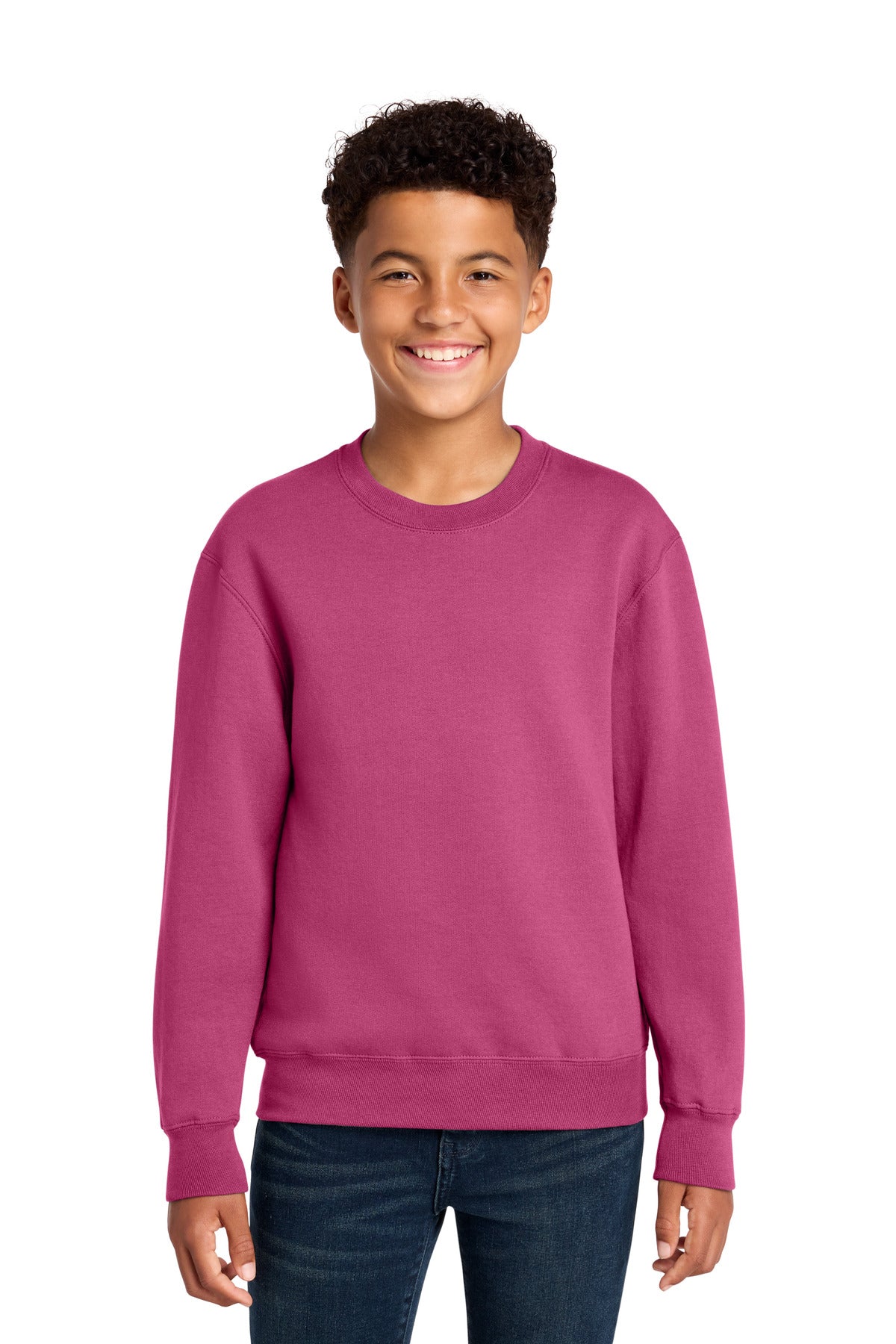 Port & Co® Youth Core Fleece Crewneck Sweatshirt PC78Y