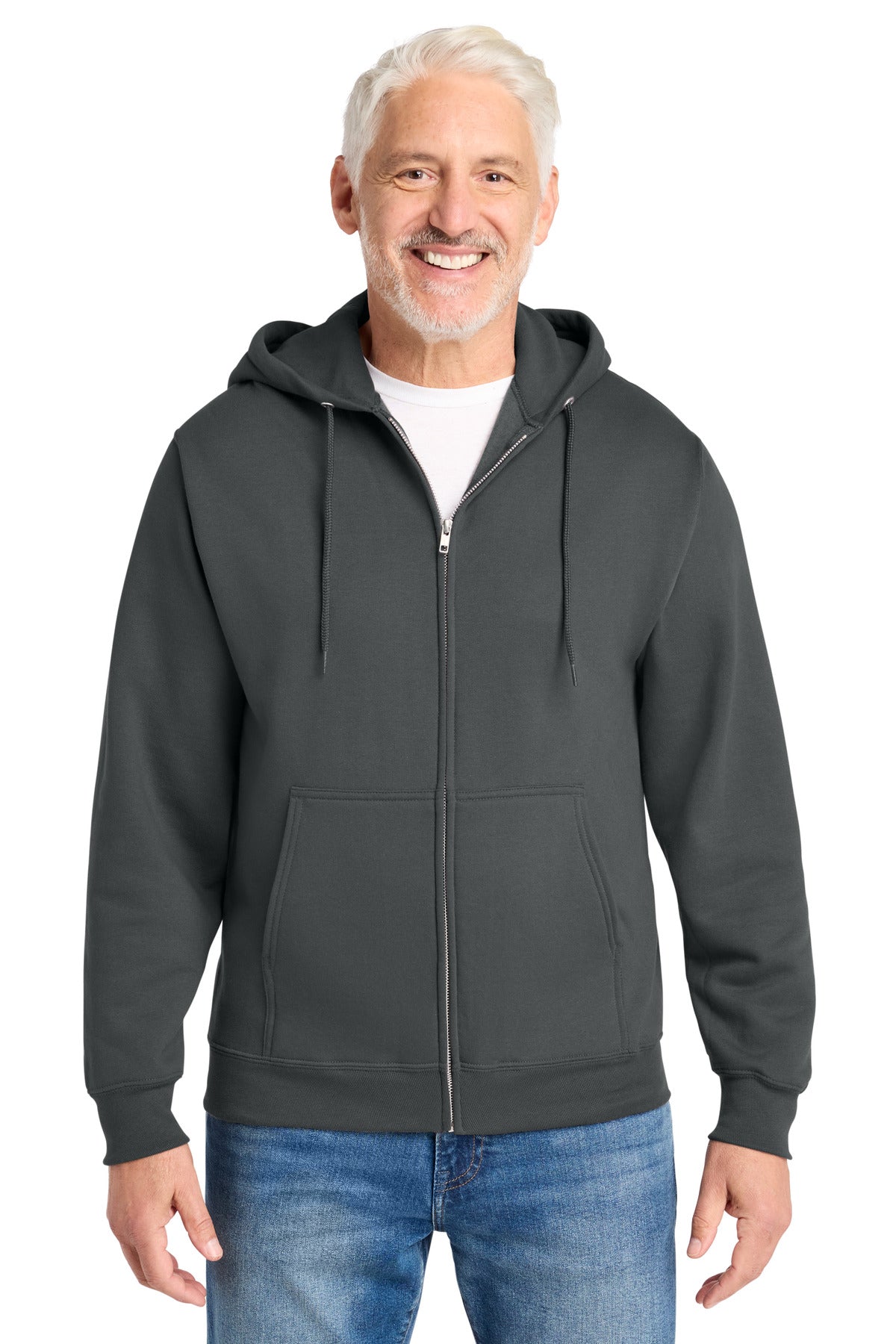 Port & Co® Core Fleece Full-Zip Hooded Sweatshirt. PC78ZH