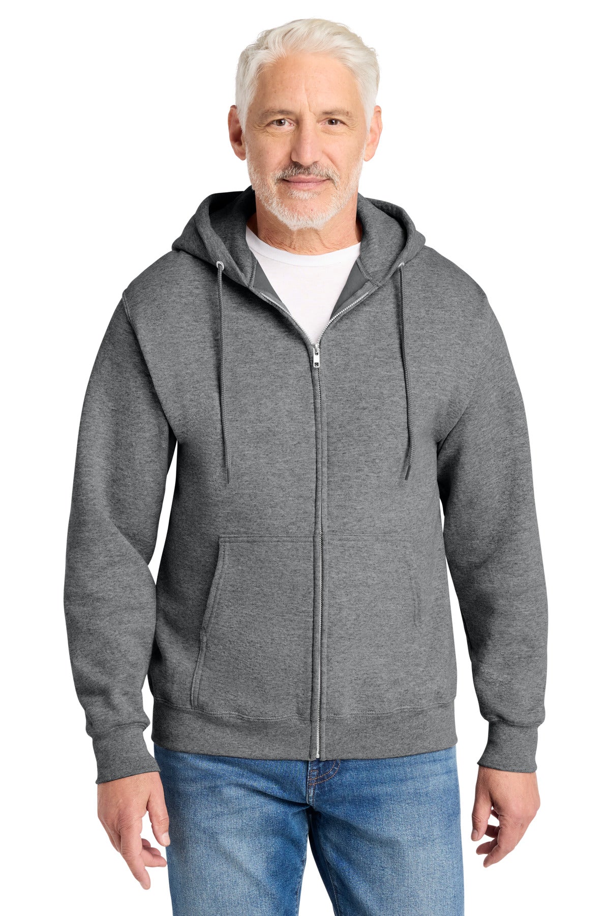 Port & Co® Core Fleece Full-Zip Hooded Sweatshirt. PC78ZH