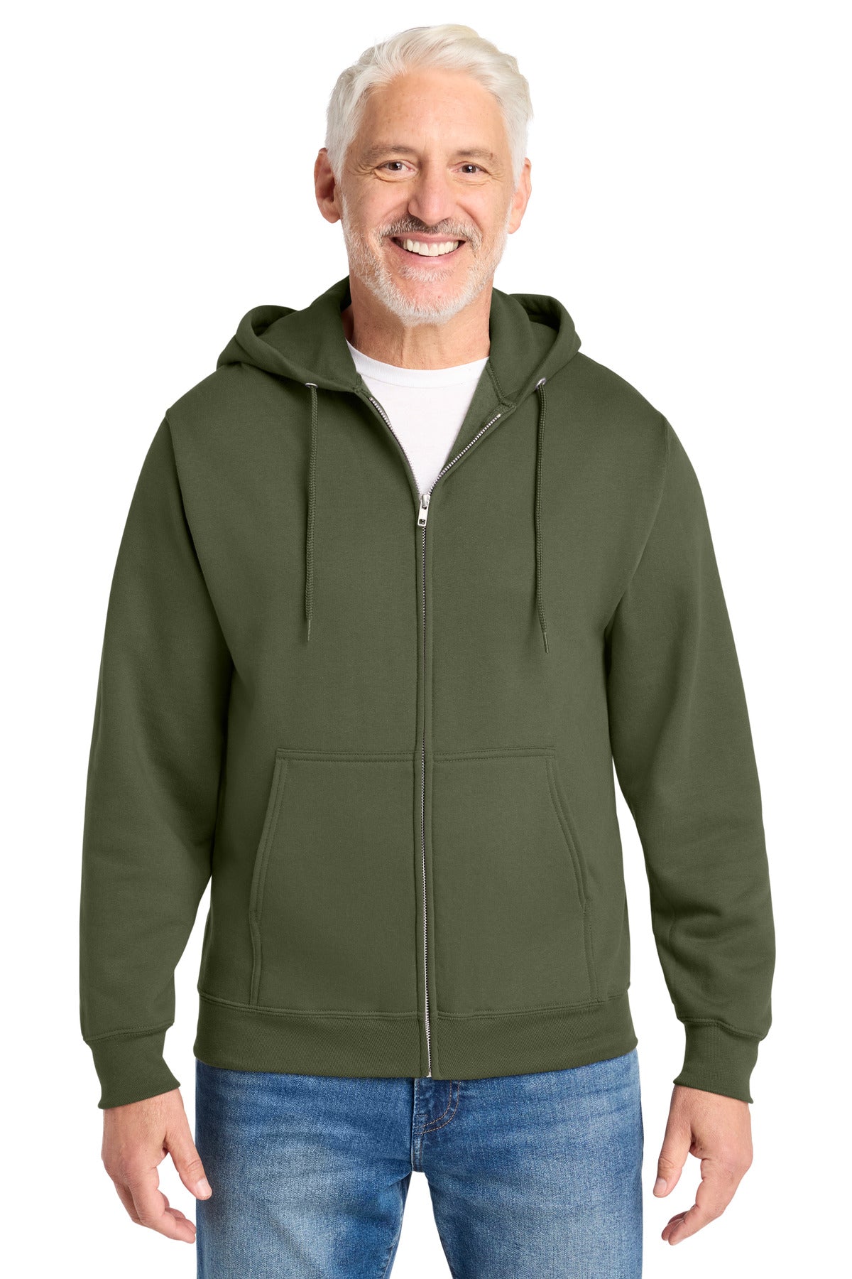 Port & Co® Core Fleece Full-Zip Hooded Sweatshirt. PC78ZH